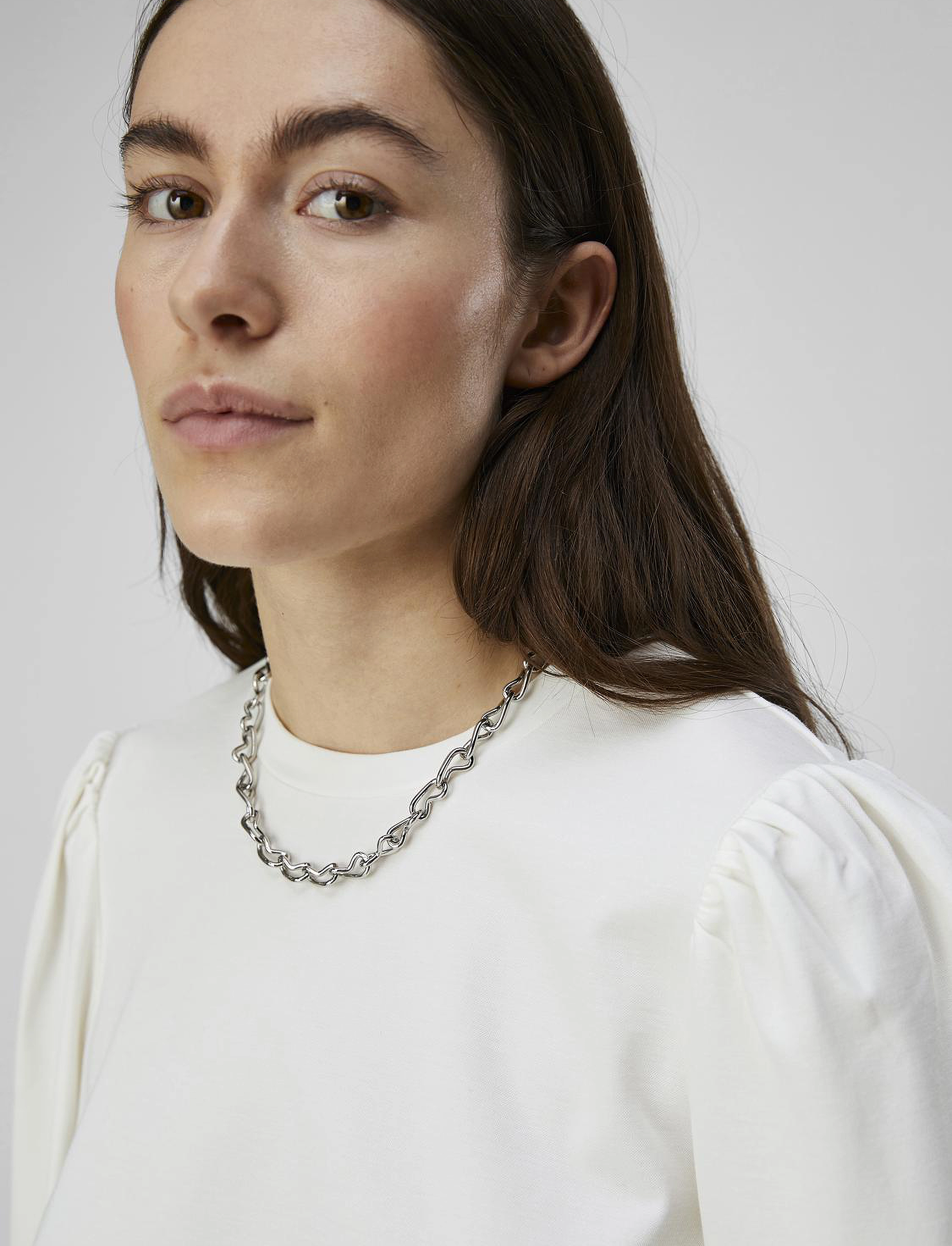 Object - OBJCAROLINE L/S TOP NOOS - langärmlige blusen - cloud dancer - 4
