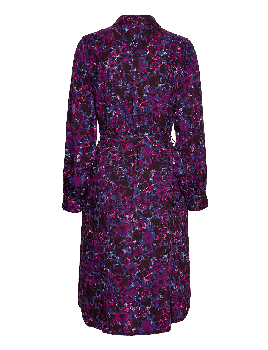 Object - OBJHOLLY L/S SHIRT DRESS 124 - clematis blue - 1