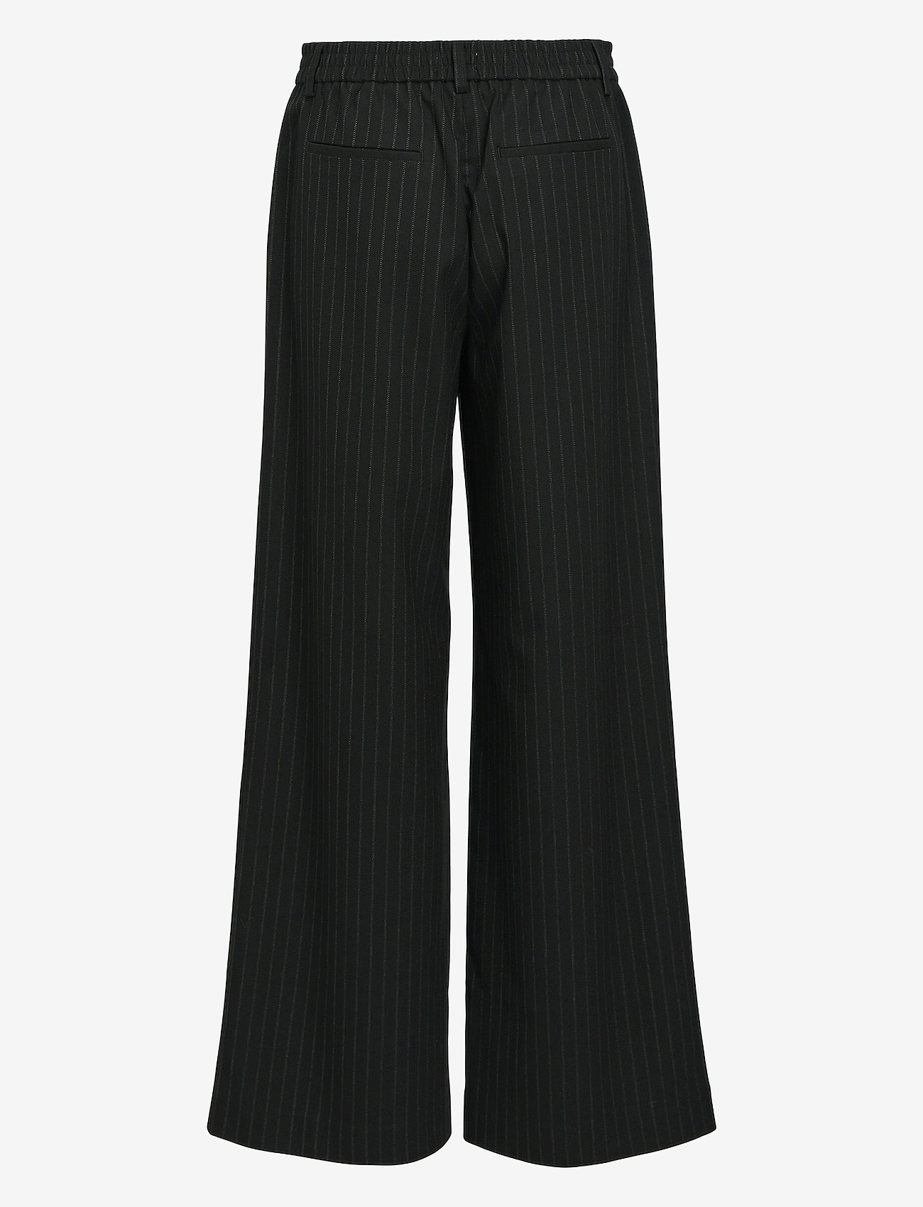 Object - OBJLISA WIDE PANT AOP NOOS - hosen mit weitem bein - black - 2