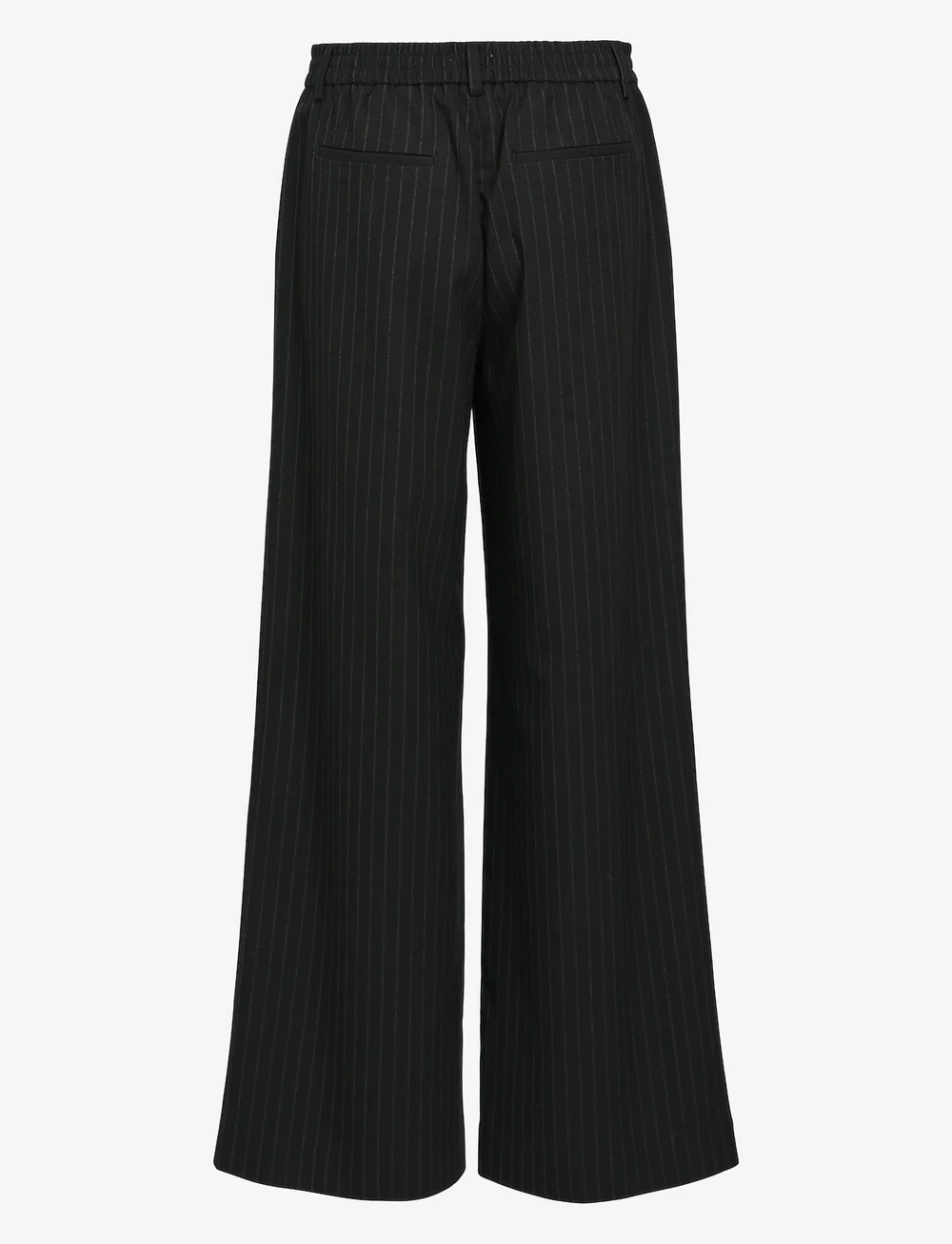 Object - OBJLISA WIDE PANT AOP NOOS - bukser med brede ben - black - 2