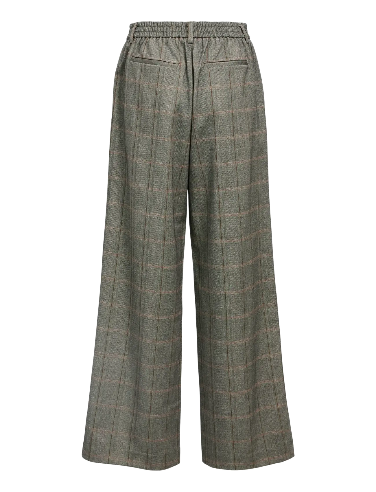 Object - OBJLISA WIDE PANT AOP NOOS - hosen mit weitem bein - black - 2