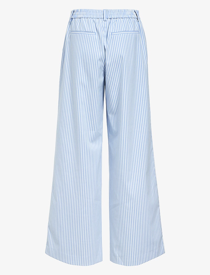 Object - OBJLISA WIDE PANT AOP NOOS - spodnie szerokie - cloud dancer - 2