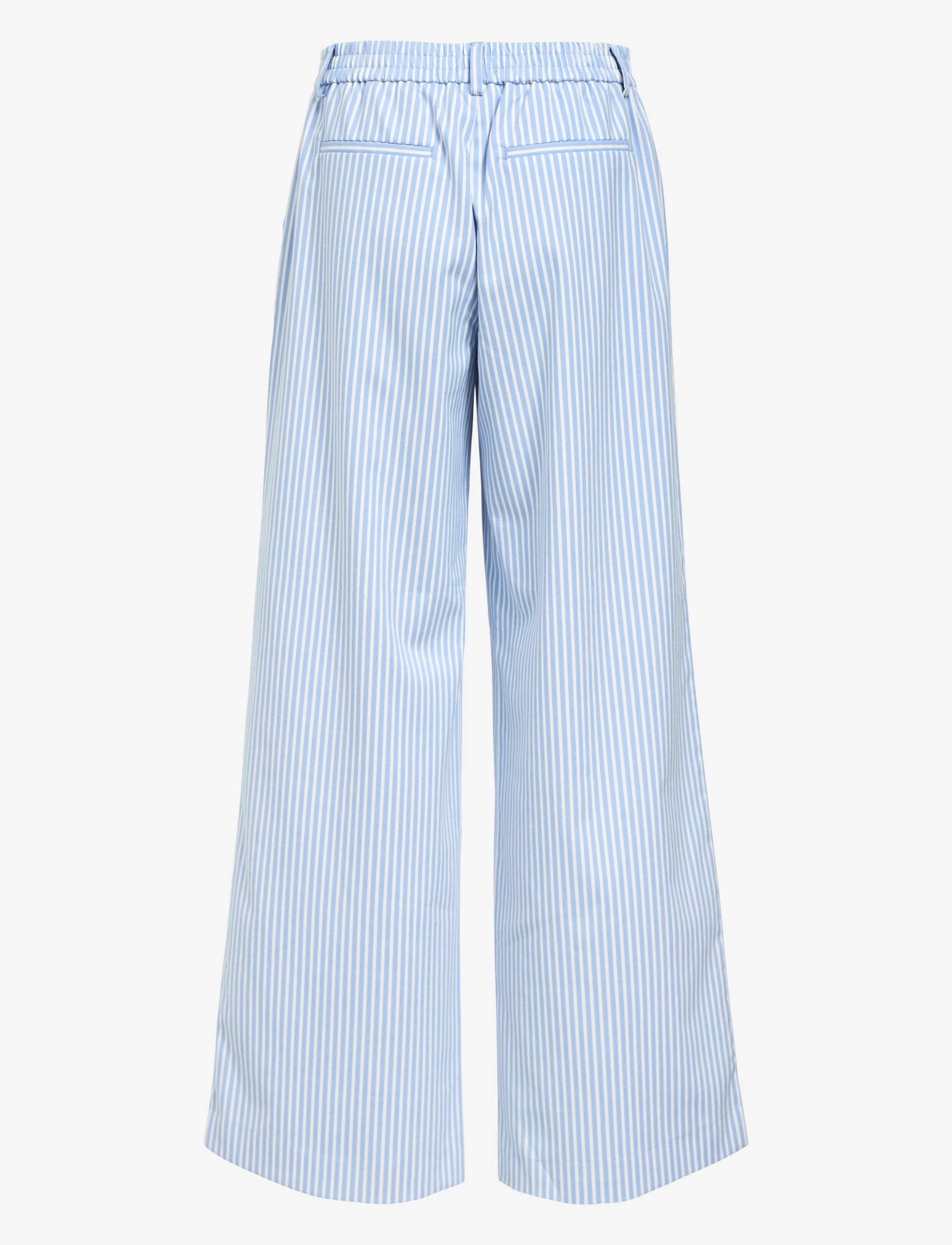Object - OBJLISA WIDE PANT AOP NOOS - vida byxor - cloud dancer - 2