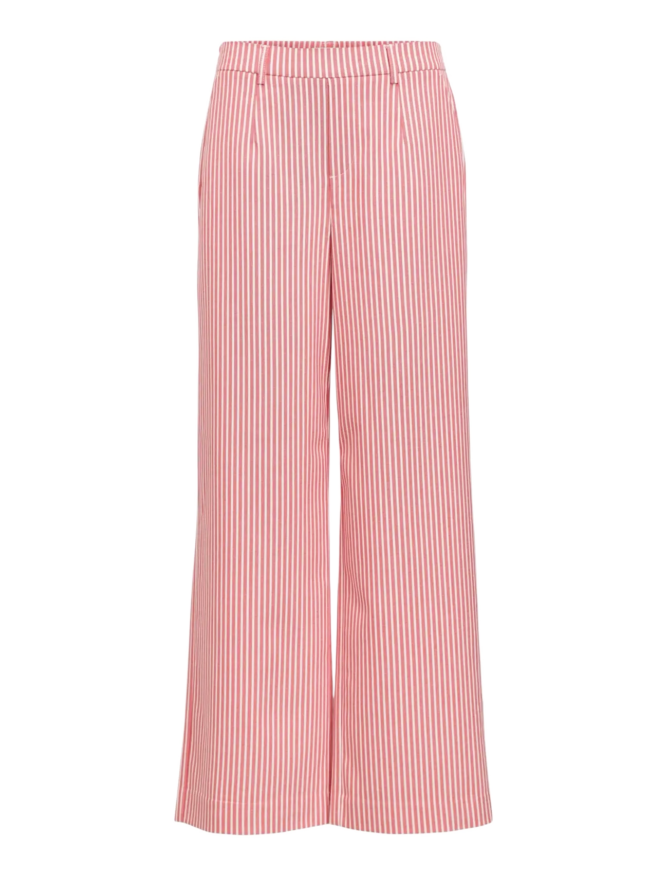 Object OBJLISA WIDE PANT AOP NOOS - Kläder - CLOUD DANCER / multi