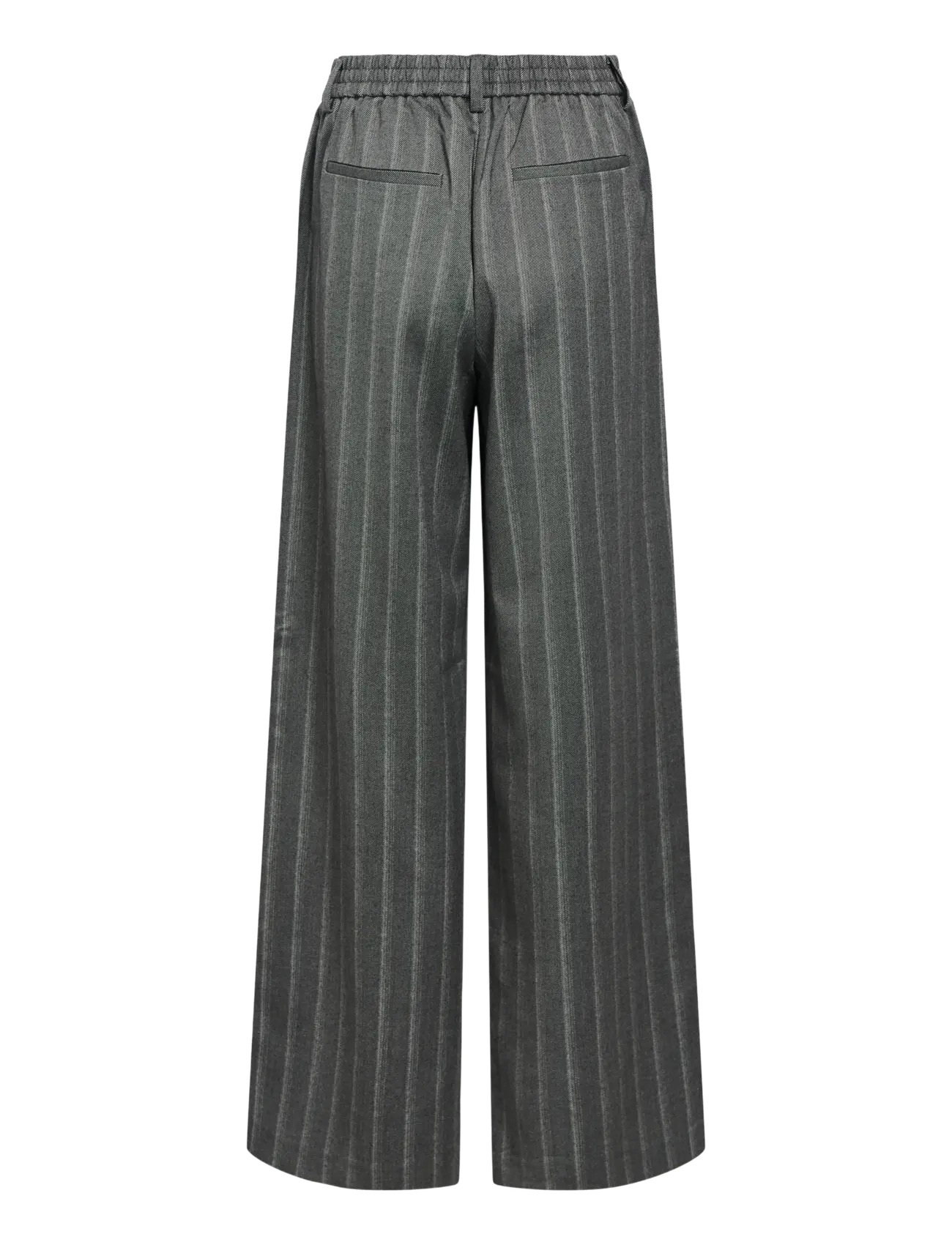 Object - OBJLISA WIDE PANT AOP NOOS - peoriided outlet-hindadega - medium grey melange - 2