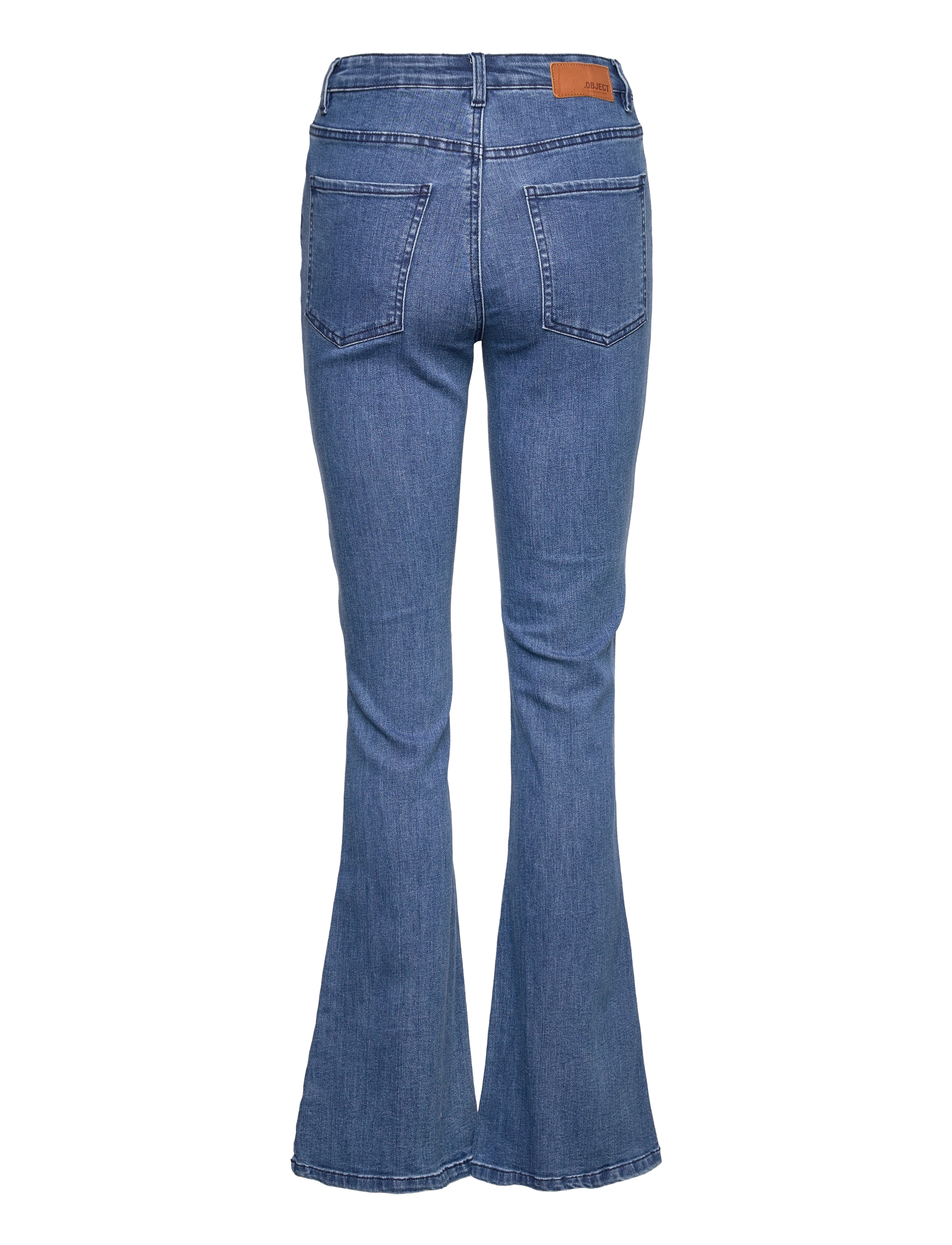 Object - OBJNAIA MW FLARED JEANS 123 - medium blue denim - 1