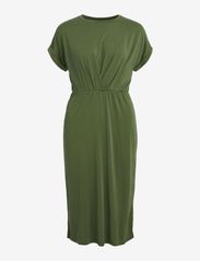 Object - OBJANNIE NEW S/S DRESS NOOS - t-kreklu kleitas - vineyard green - 0