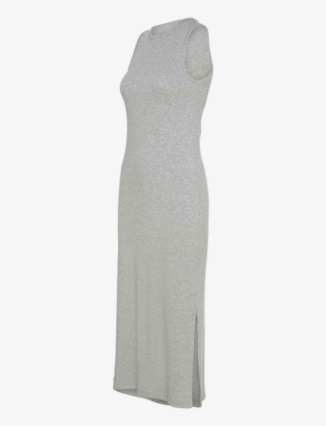 Object - OBJJAMIE S/L LONG DRESS NOOS - laveste priser - light grey melange - 1