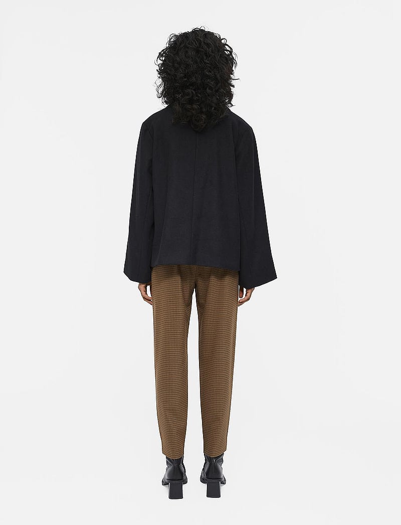 Object - OBJKEILY SHORT JACKET NOOS - wolljacken - black - 3