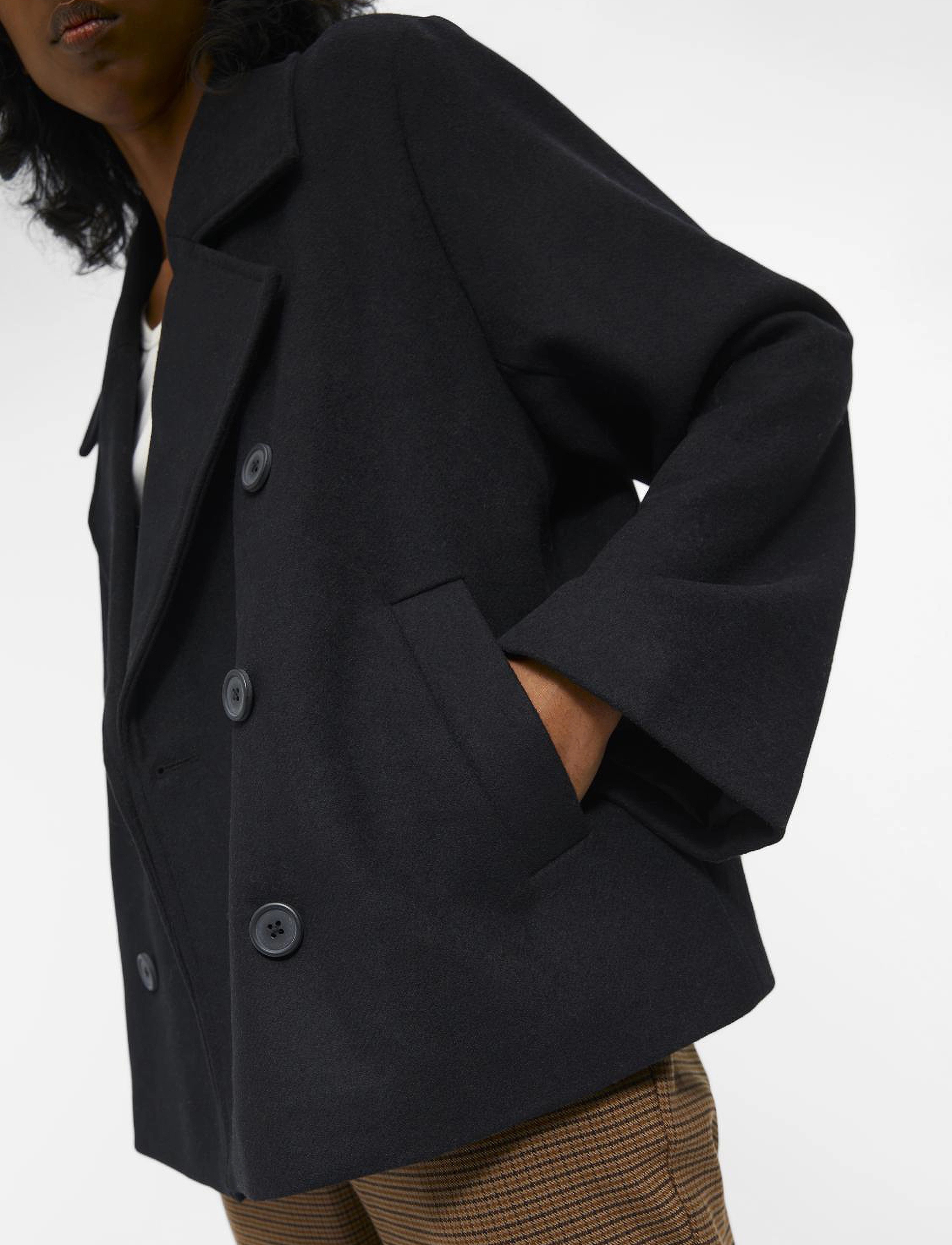 Object - OBJKEILY SHORT JACKET NOOS - outerwear - black - 4