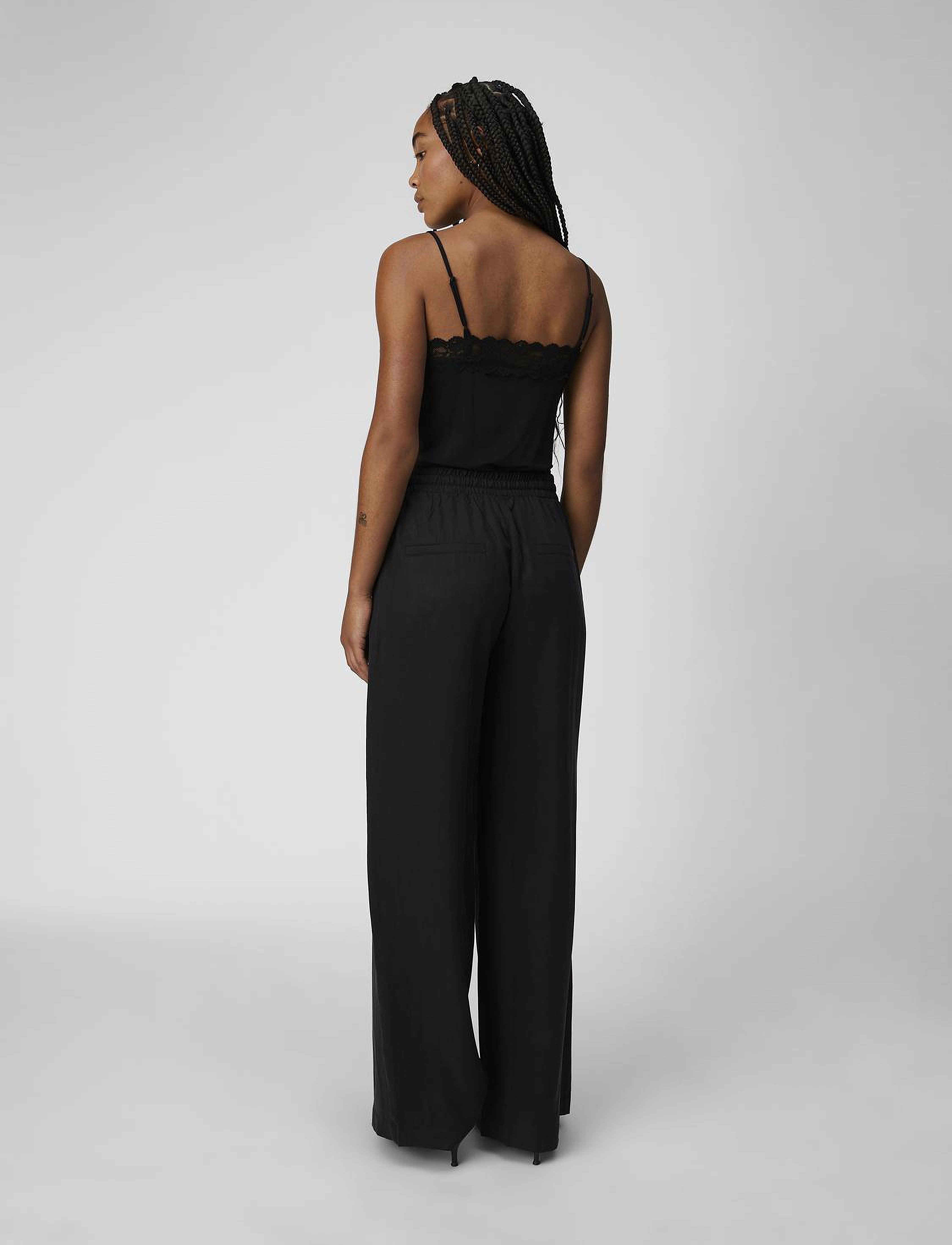 Object - OBJTILDA TALULA LONG PANT NOOS - black - 3