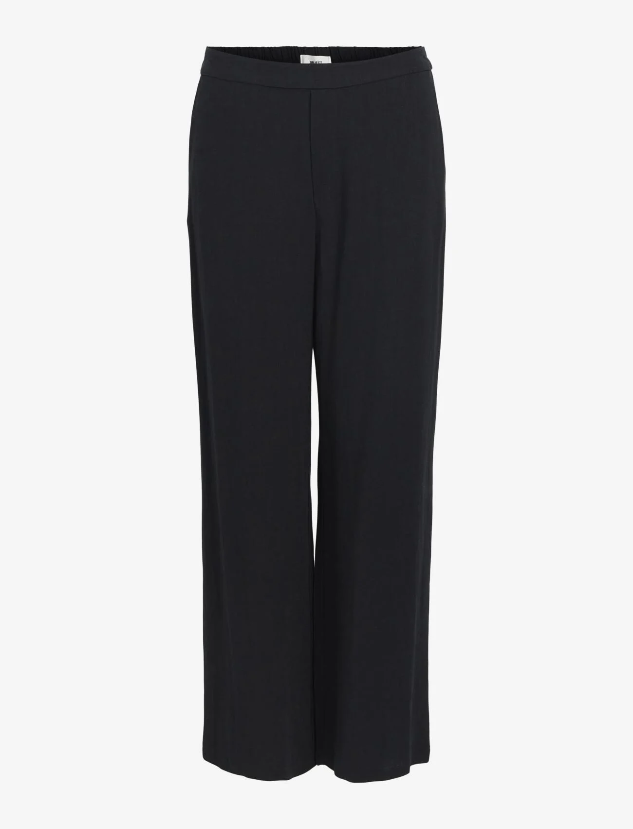 Object - OBJSANNE ALINE WIDE PANT NOOS - party wear at outlet prices - black - 0