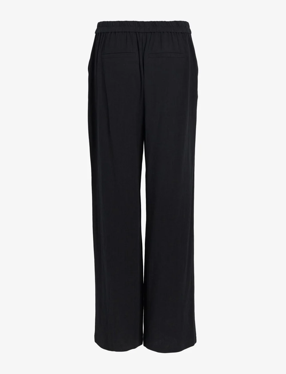 Object - OBJSANNE ALINE WIDE PANT NOOS - hosen mit weitem bein - black - 1