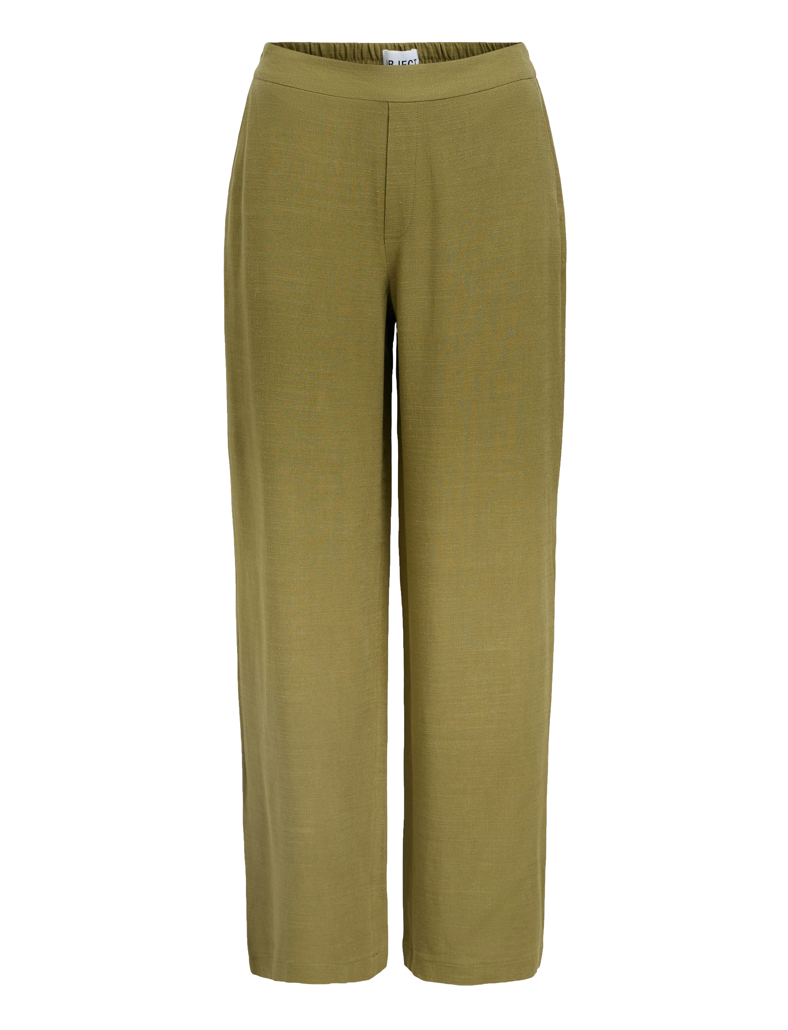 OBJECT Objsanne Aline Wide Hose Noos Khaki - 38 - Damen