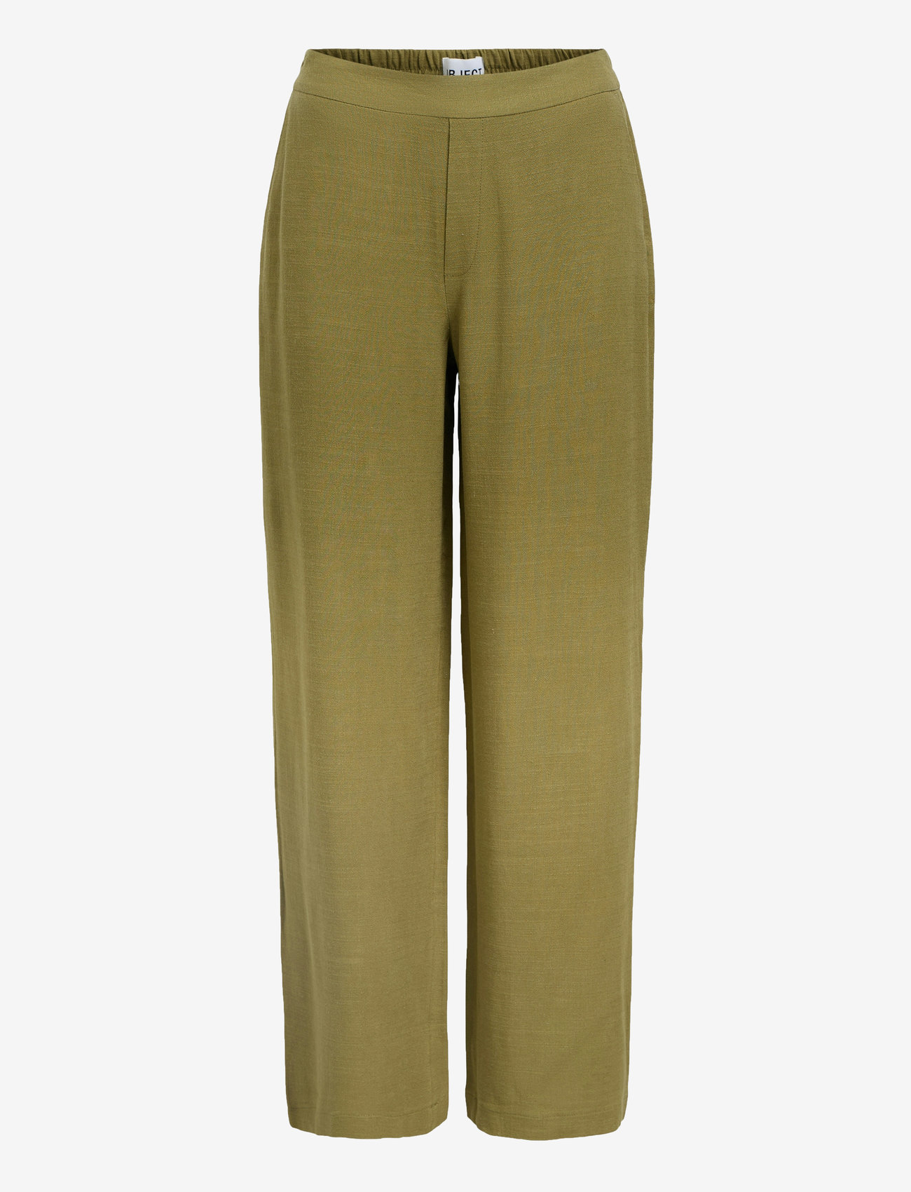 Object - OBJSANNE ALINE WIDE PANT NOOS - hosen mit weitem bein - capulet olive - 0