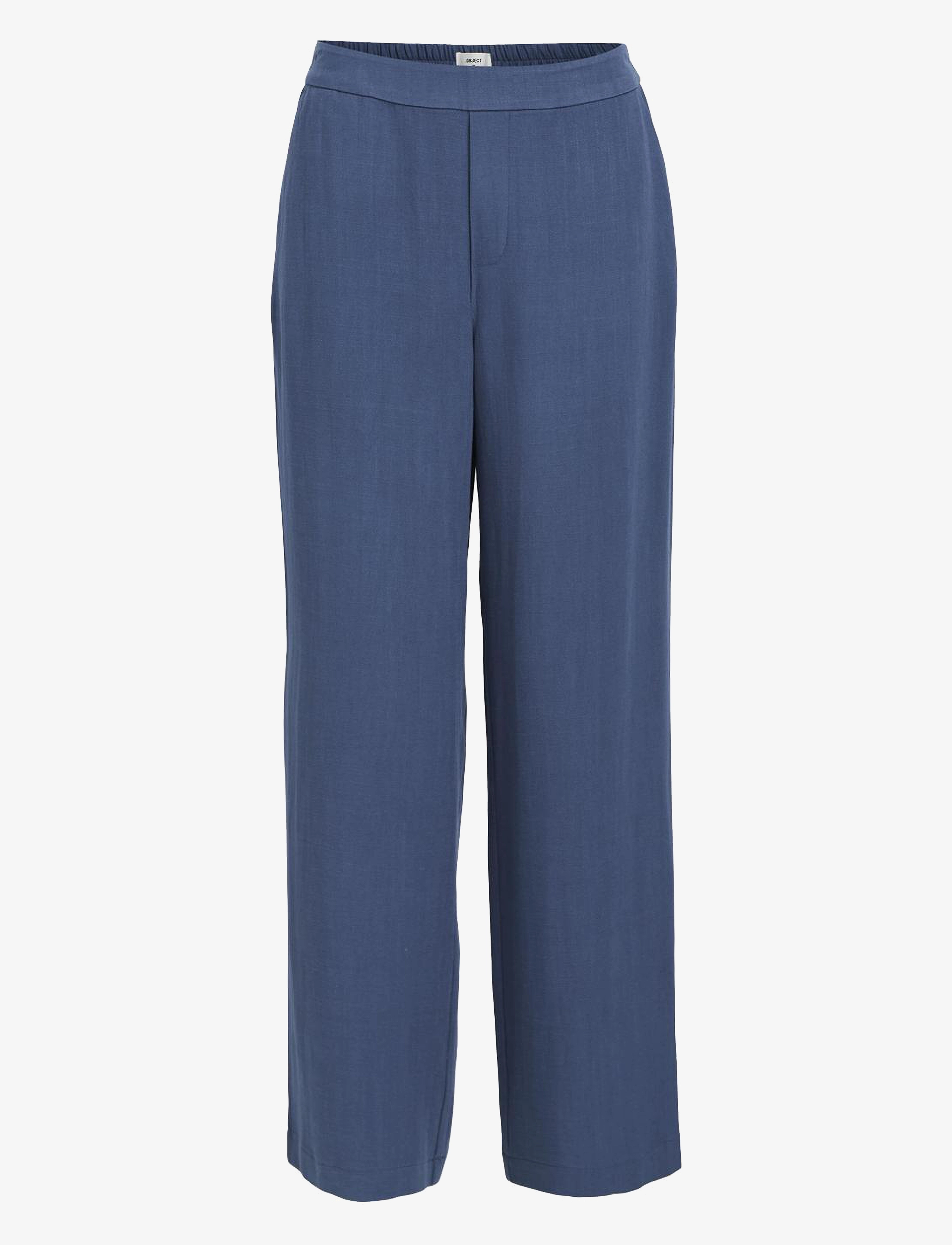 OBJECT Objsanne Aline Wide Hose Noos Navy - 36 - Damen