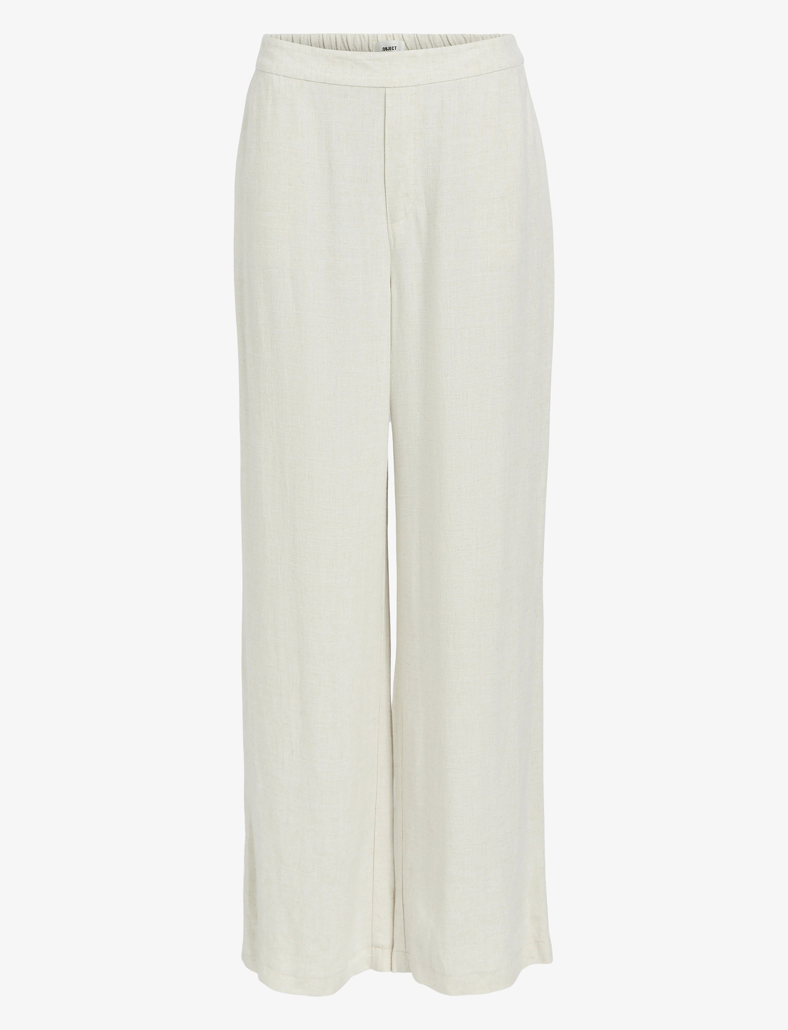 OBJECT Objsanne Aline Wide Hose Noos Cream - 36 - Damen