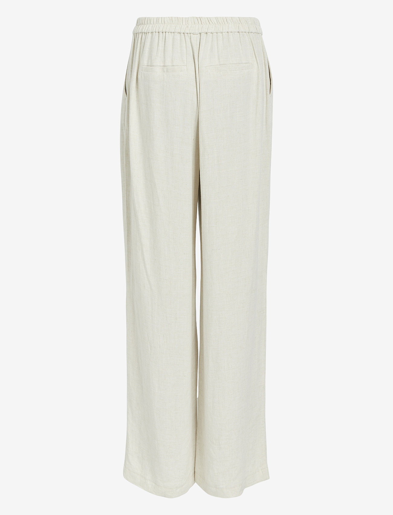 Object - OBJSANNE ALINE WIDE PANT NOOS - laveste priser - sandshell - 1