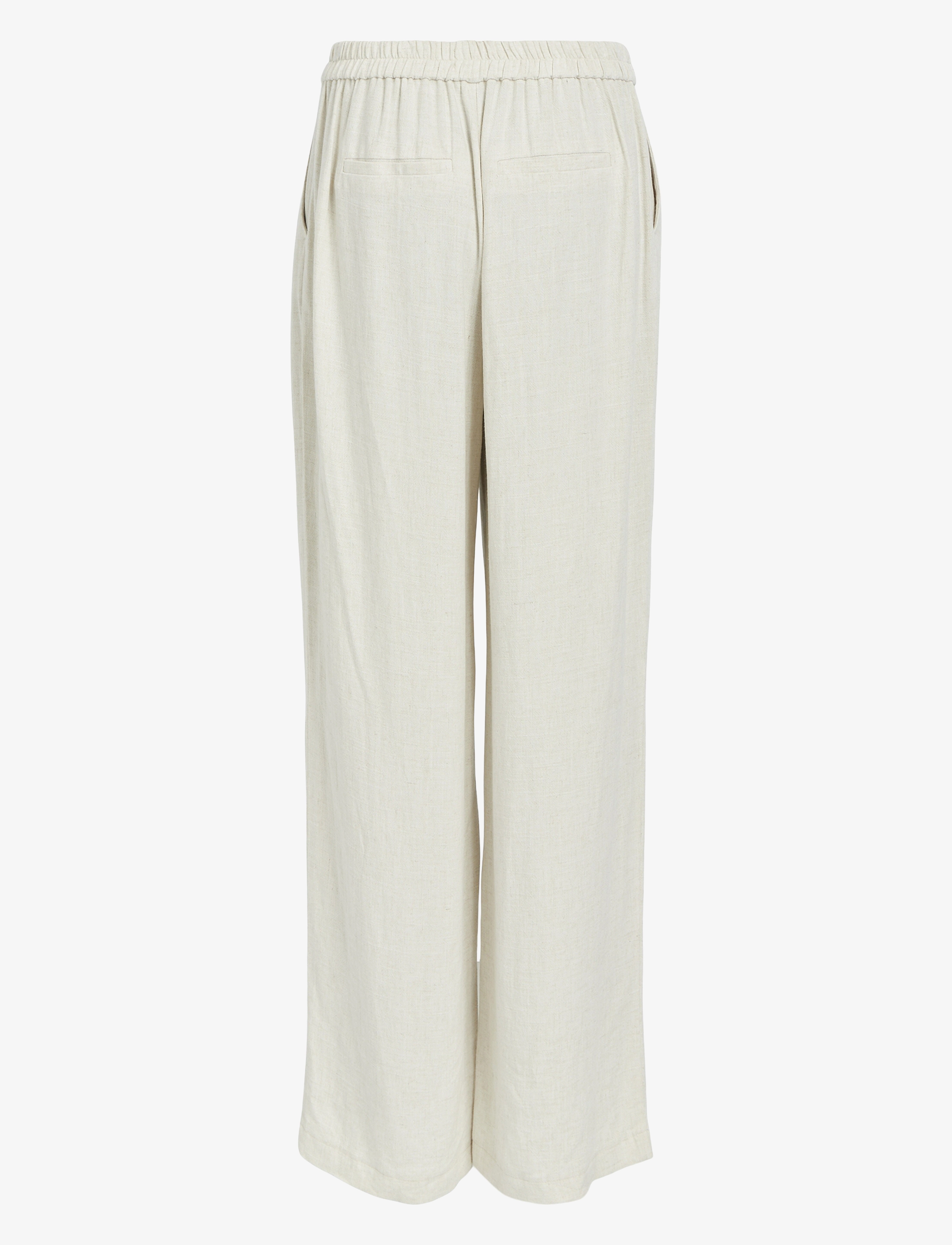 Object - OBJSANNE ALINE WIDE PANT NOOS - hosen mit weitem bein - sandshell - 2