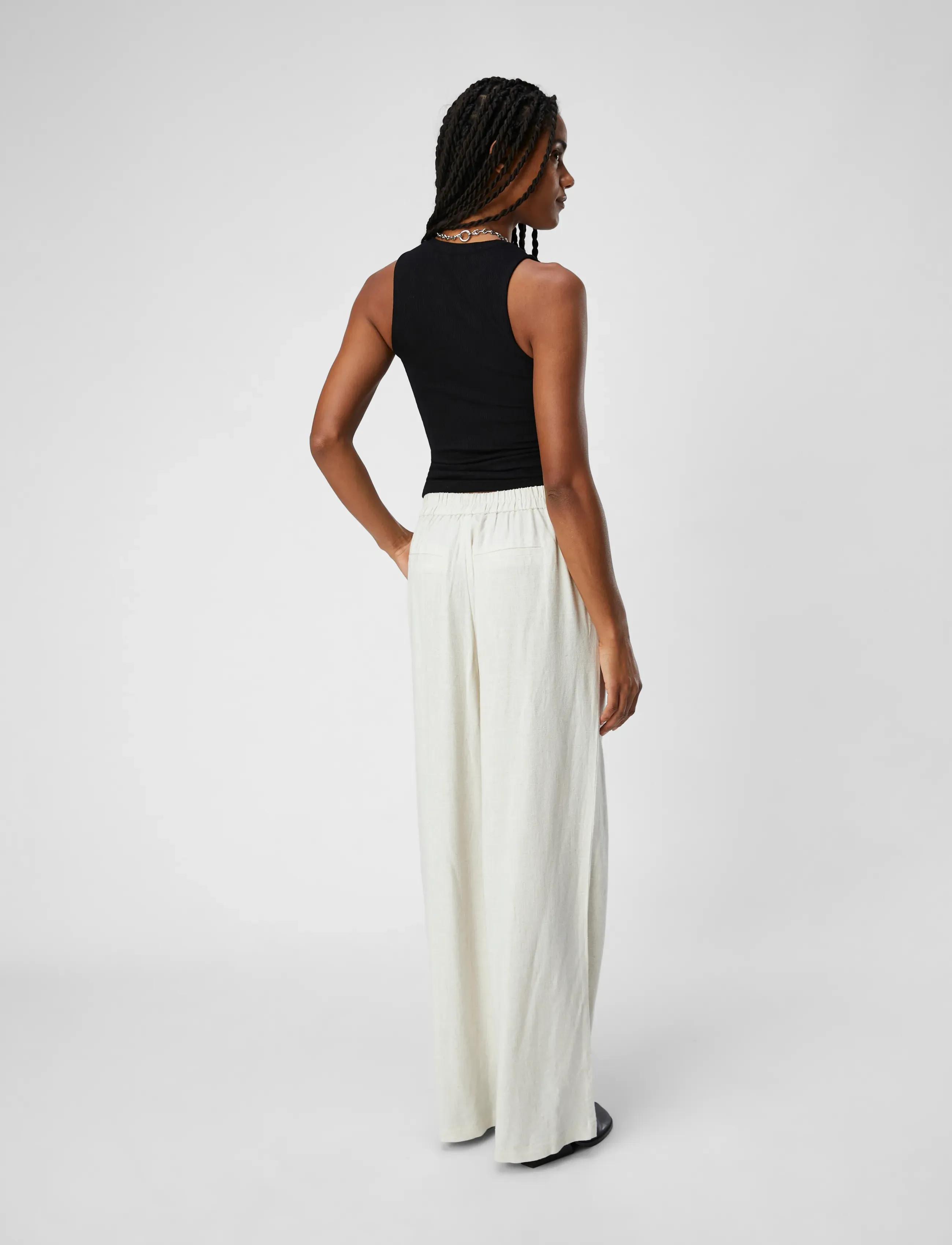 OBJECT Objsanne Aline Wide Pant Noos kostymbyxor dam – bild 2