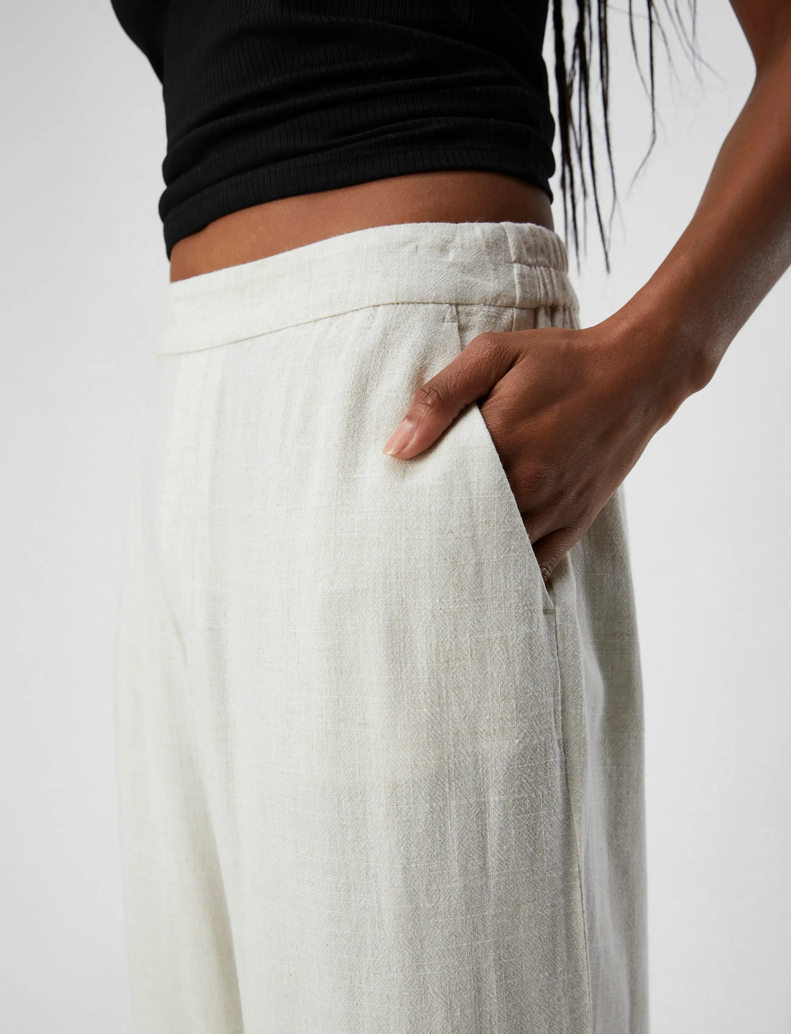 OBJECT Objsanne Aline Wide Pant Noos kostymbyxor dam – bild 4