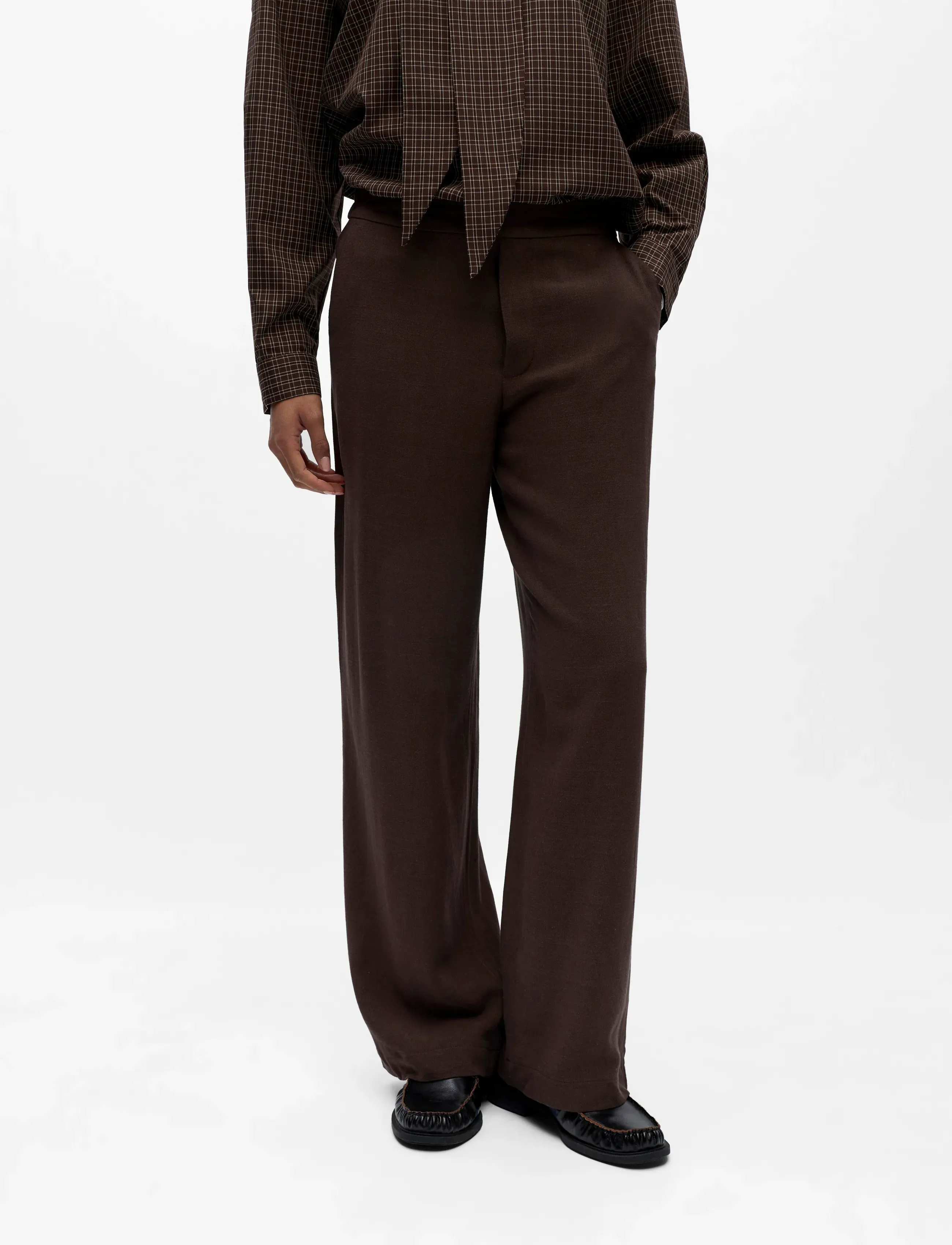 OBJECT Objsanne Aline Wide Pant Noos kostymbyxor dam – bild 4