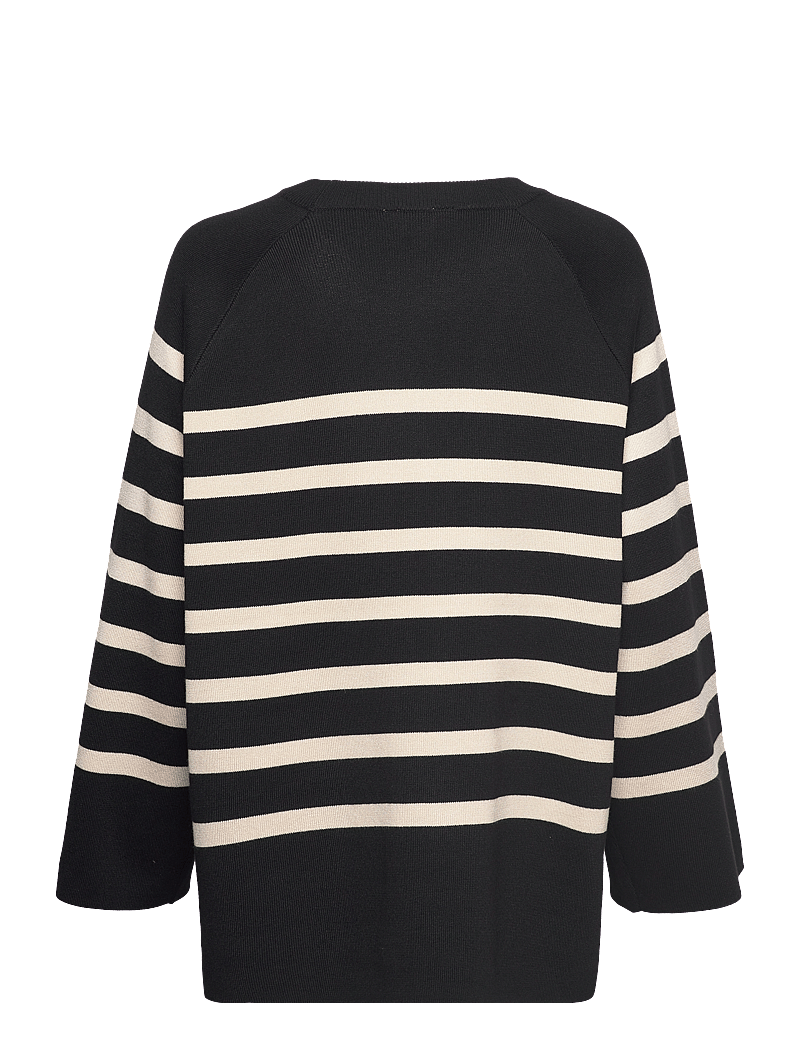 Object - OBJESTER LS KNIT TOP NOOS - sviitrid - black - 2