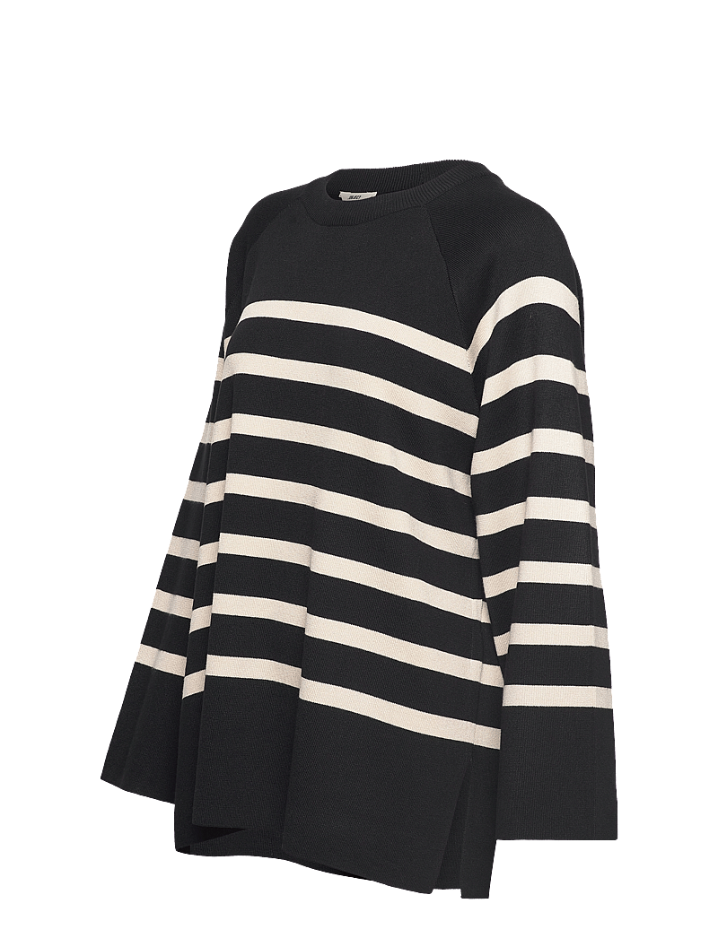 Object - OBJESTER LS KNIT TOP NOOS - sviitrid - black - 3