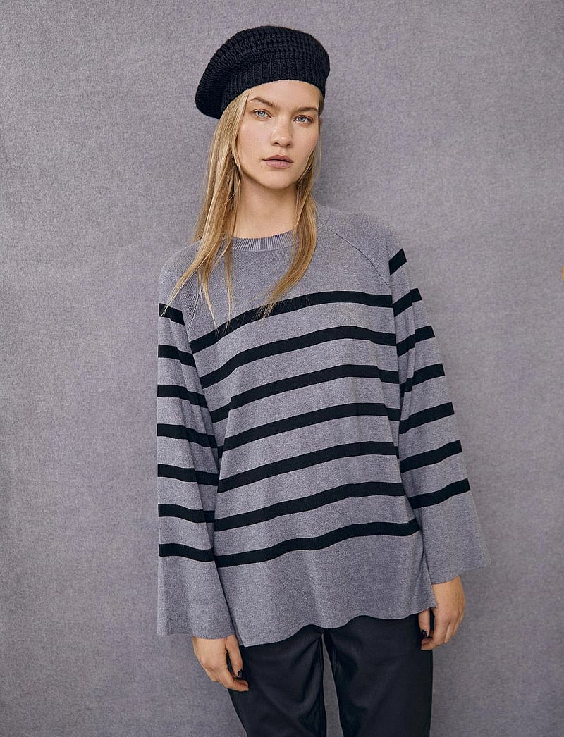 Object - OBJESTER LS KNIT TOP NOOS - pullover - medium grey melange - 2