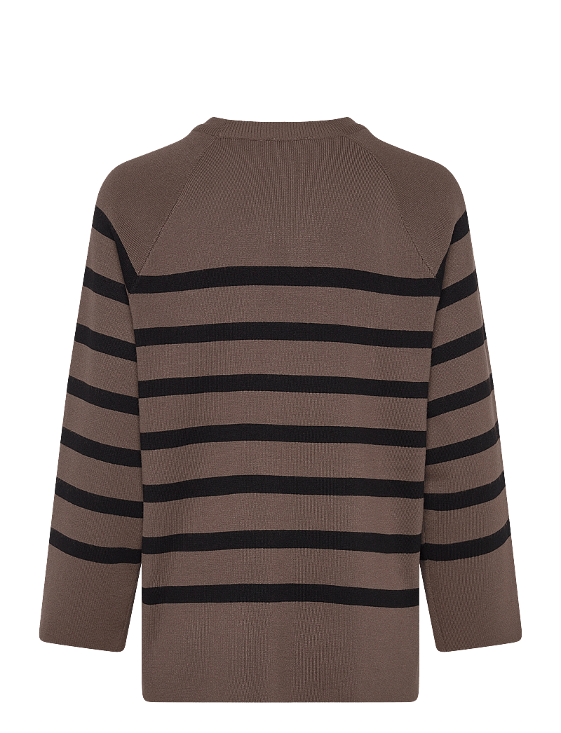 Object - OBJESTER LS KNIT TOP NOOS - pullover - morel - 2