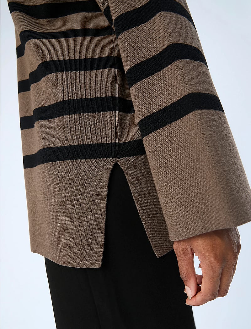 Object - OBJESTER LS KNIT TOP NOOS - pullover - morel - 5