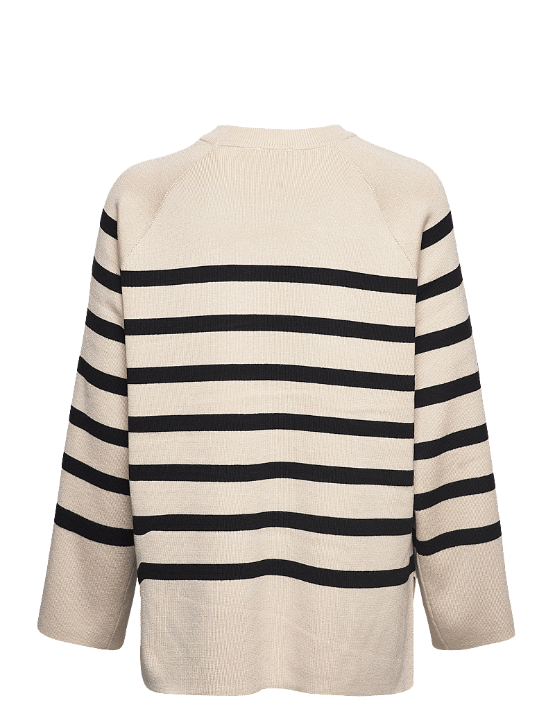 Object - OBJESTER LS KNIT TOP NOOS - pullover - sandshell - 2