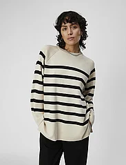 Object - OBJESTER LS KNIT TOP NOOS - pullover - sandshell - 4