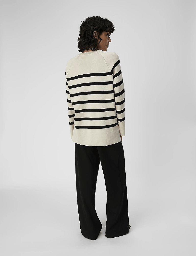 Object - OBJESTER LS KNIT TOP NOOS - pullover - sandshell - 5