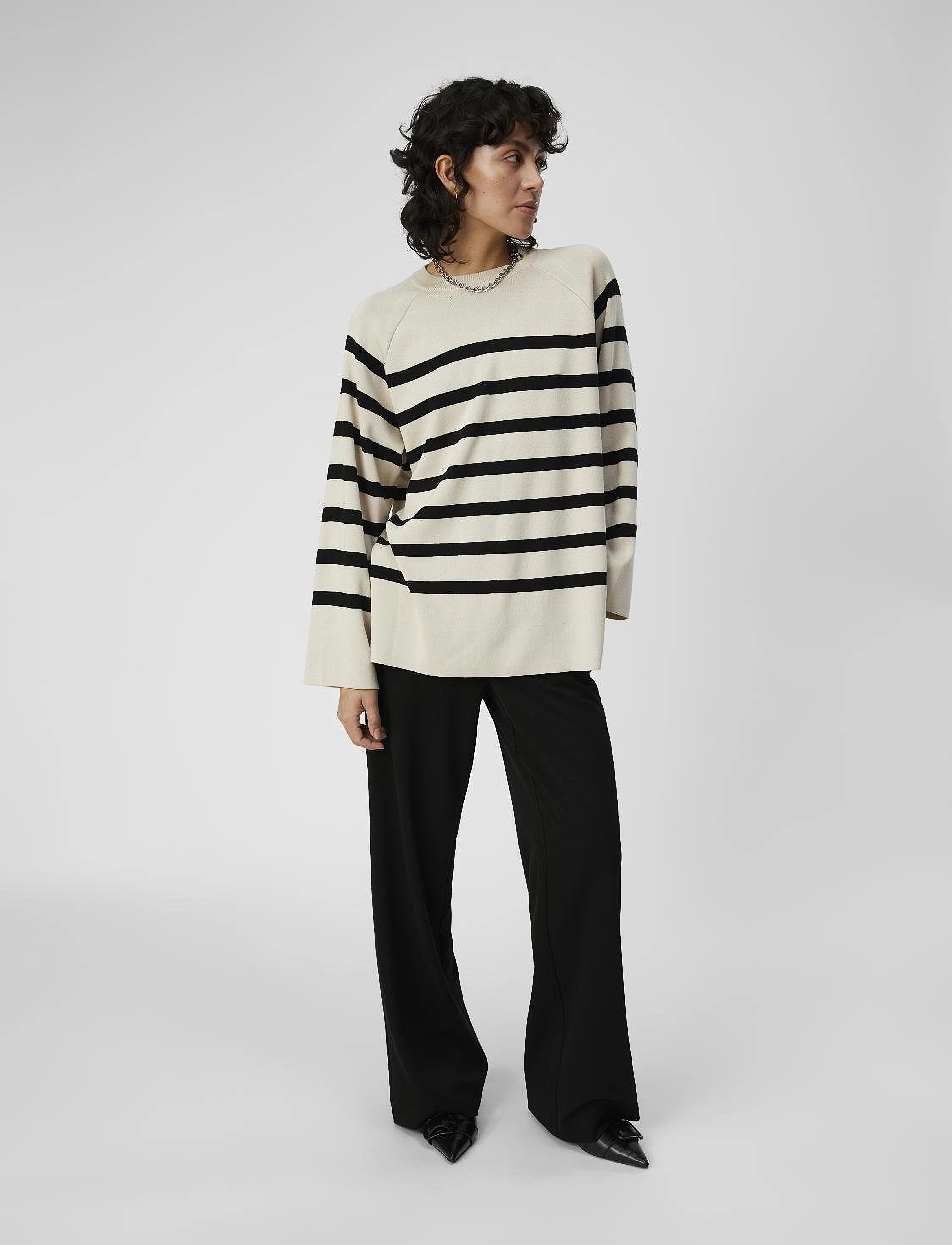 OBJECT Objester Ls Knit Top Noos stickade tröjor dam – bild 3