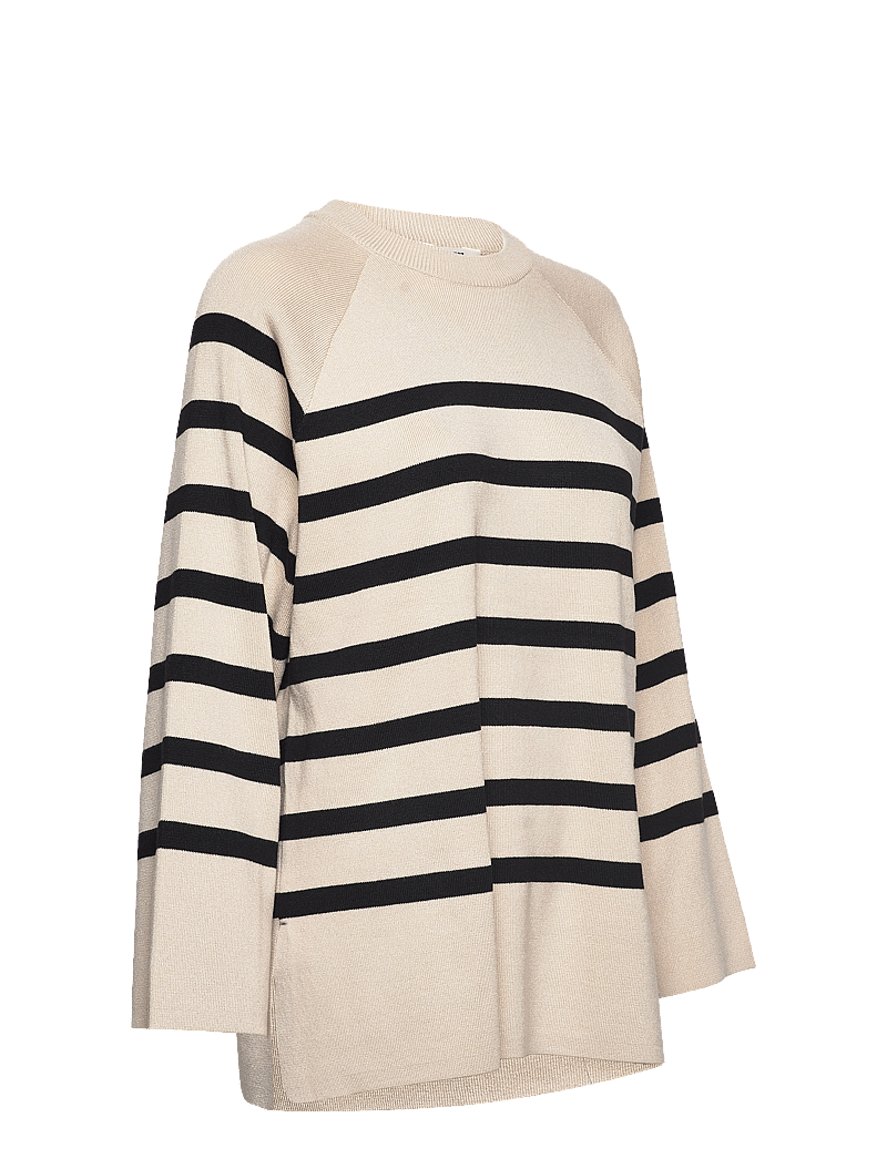 Object - OBJESTER LS KNIT TOP NOOS - pullover - sandshell - 4