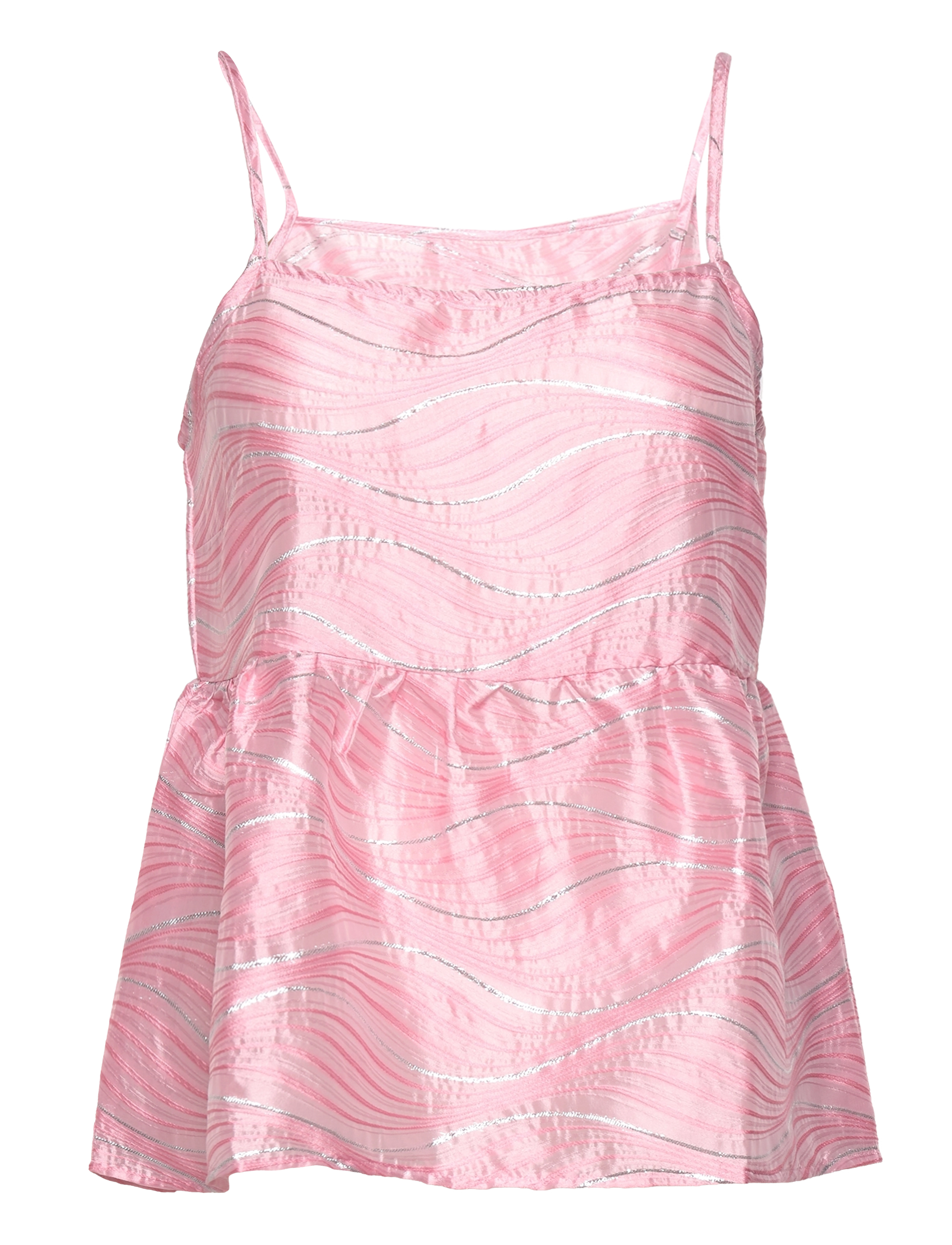 Object OBJLOES SLIP TOP A SS FAIR 22 - Pluusid ja särgid - POWDER PINK / pink/rose