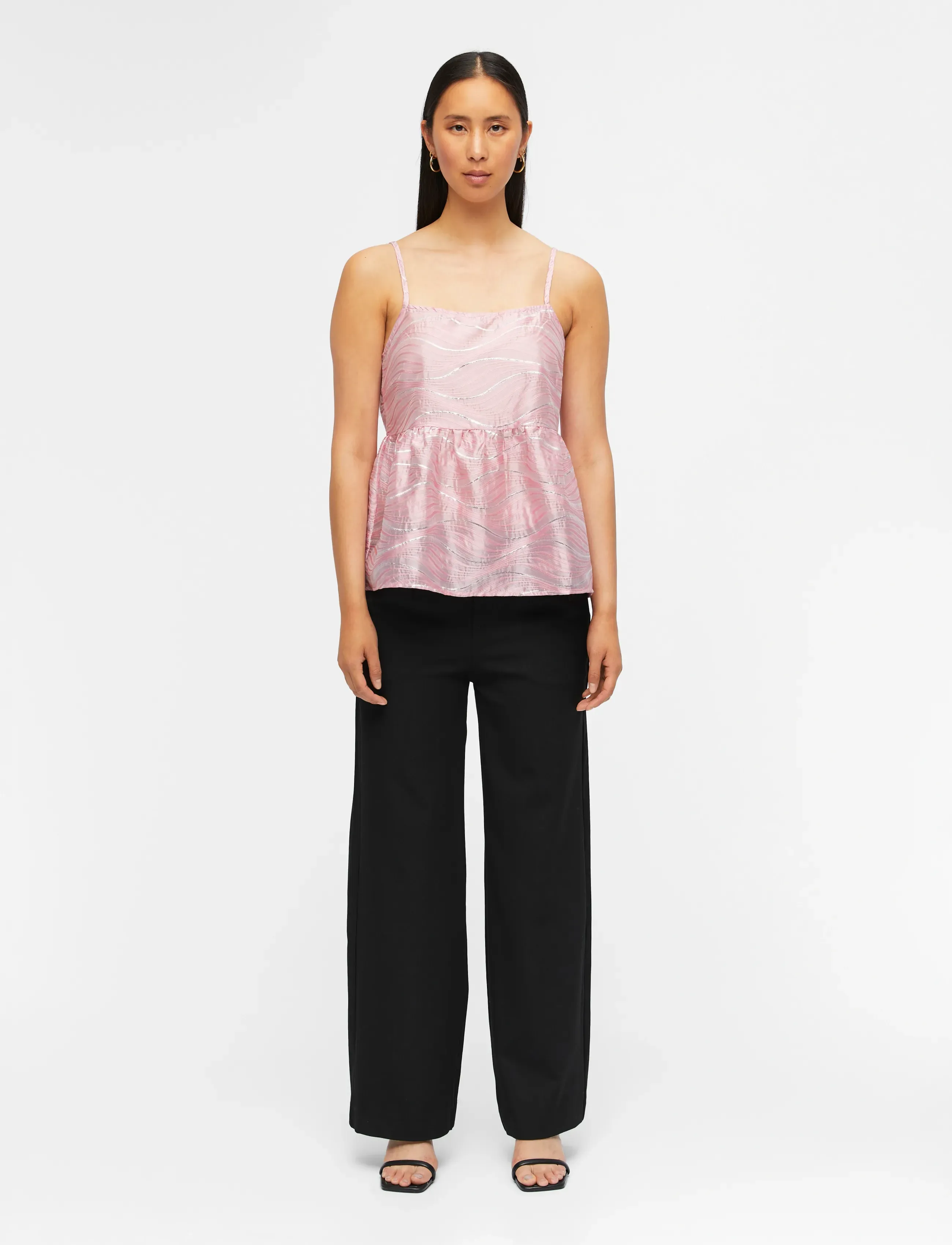 Object - OBJLOES SLIP TOP A SS FAIR 22 - Ærmeløse bluser - powder pink - 4
