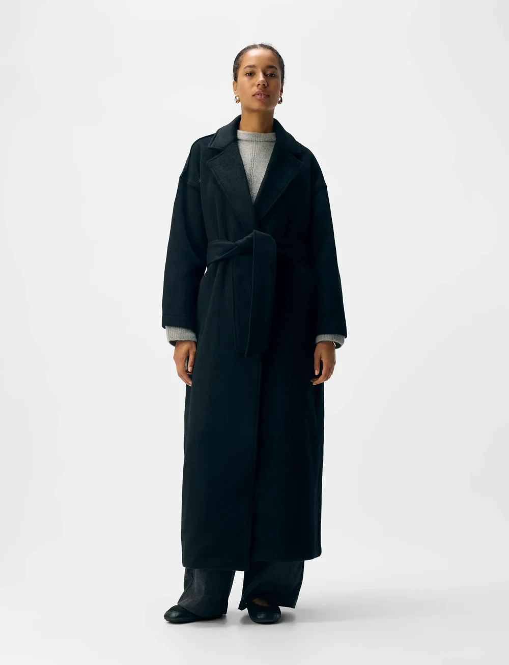 Object - OBJCLARA OVERSIZE COAT A DIV - frakker - black - 0