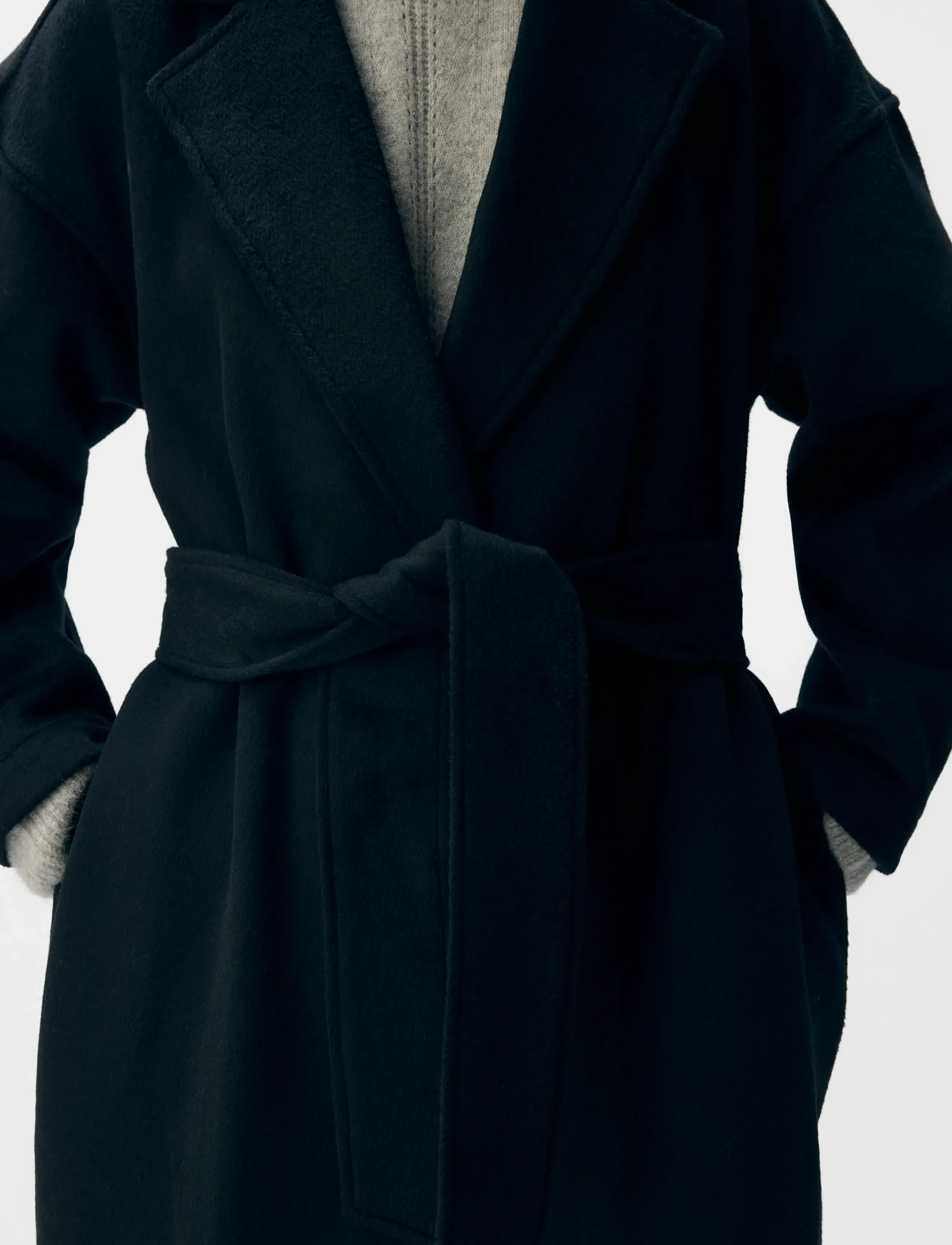 Object - OBJCLARA OVERSIZE COAT A REP - wintermäntel - black - 5