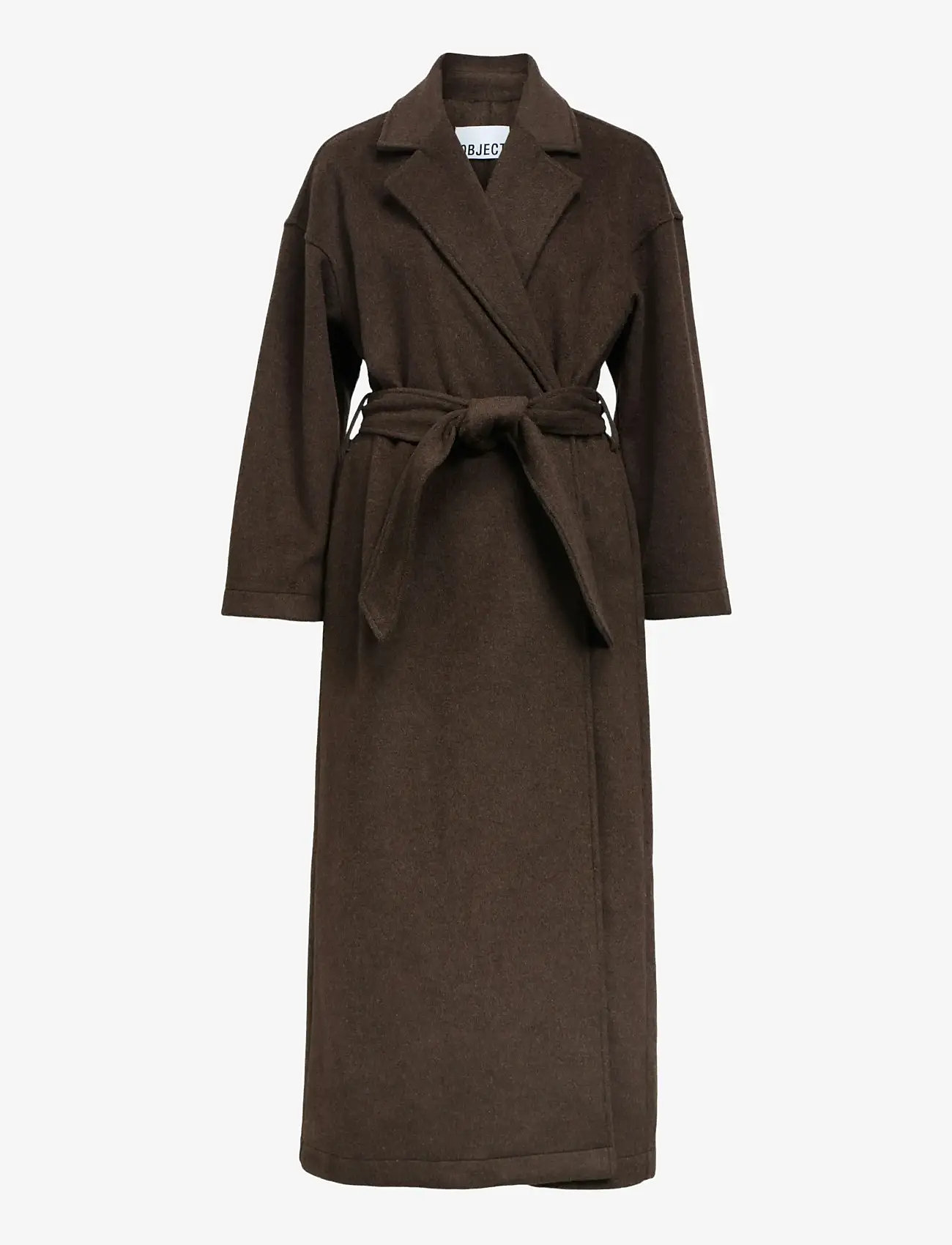 Object - OBJCLARA OVERSIZE COAT A DIV - wintermäntel - seal brown - 1