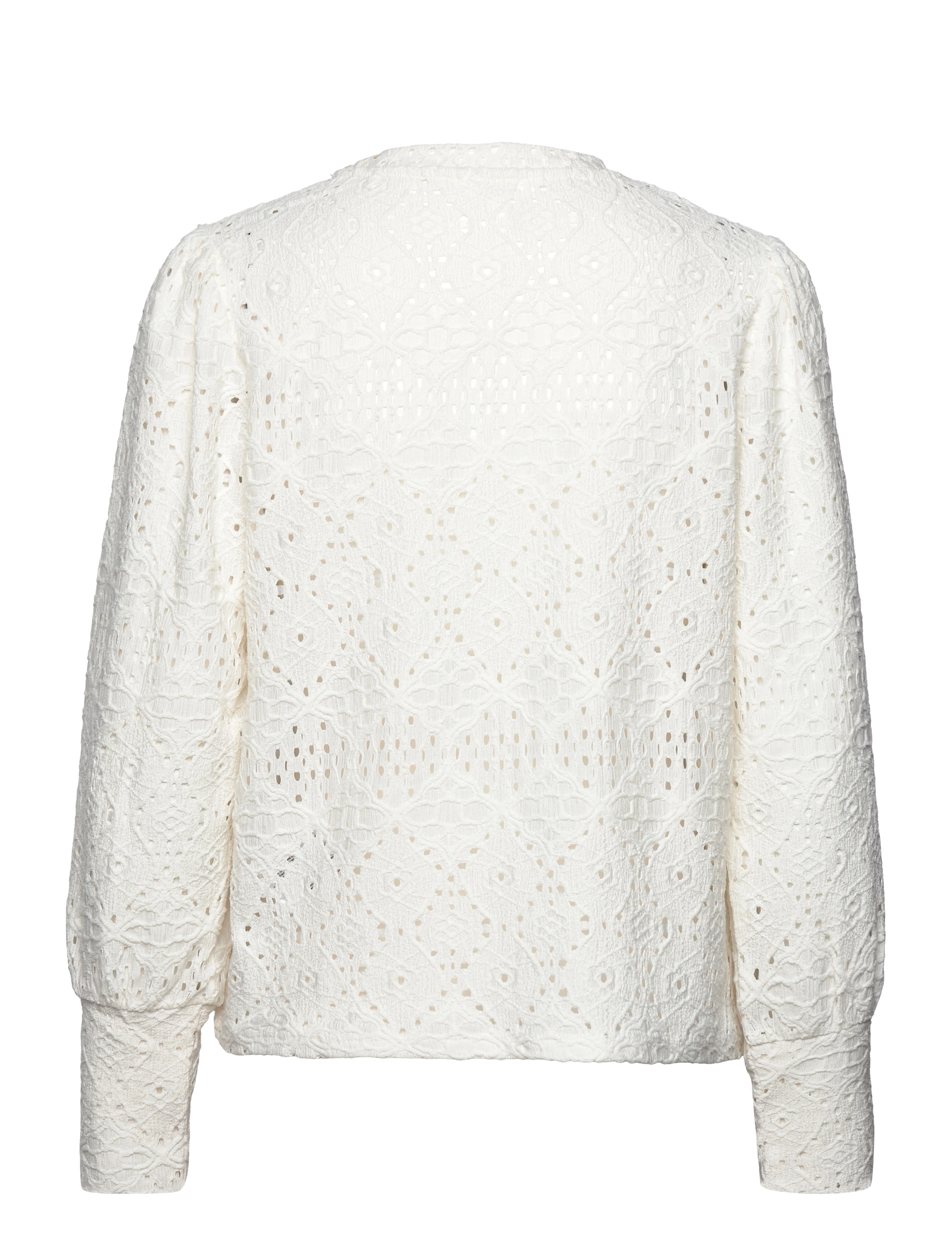 Object - OBJFEODORA L/S TOP NOOS - langärmlige blusen - cloud dancer - 2