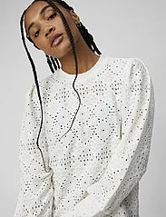 Object - OBJFEODORA L/S TOP NOOS - long-sleeved blouses - cloud dancer - 6