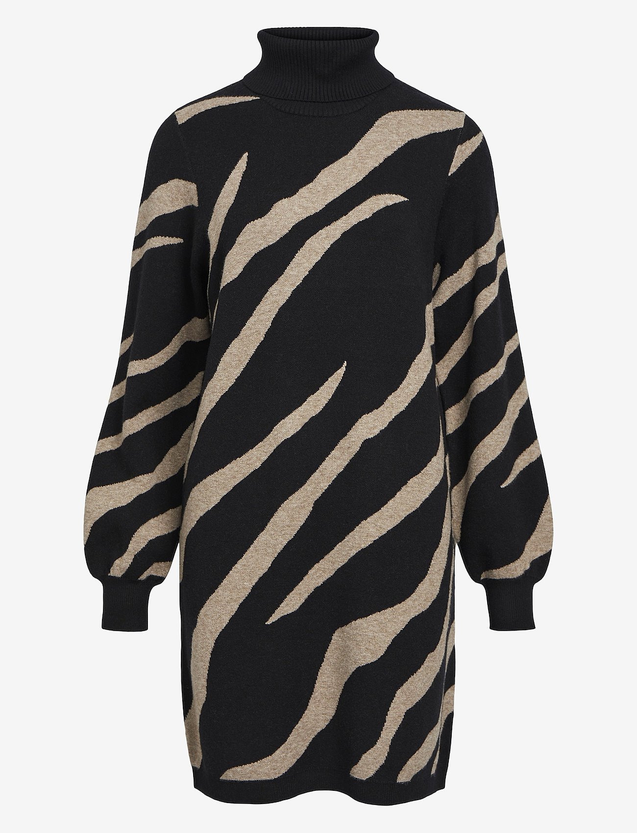 Knit rollneck dress
