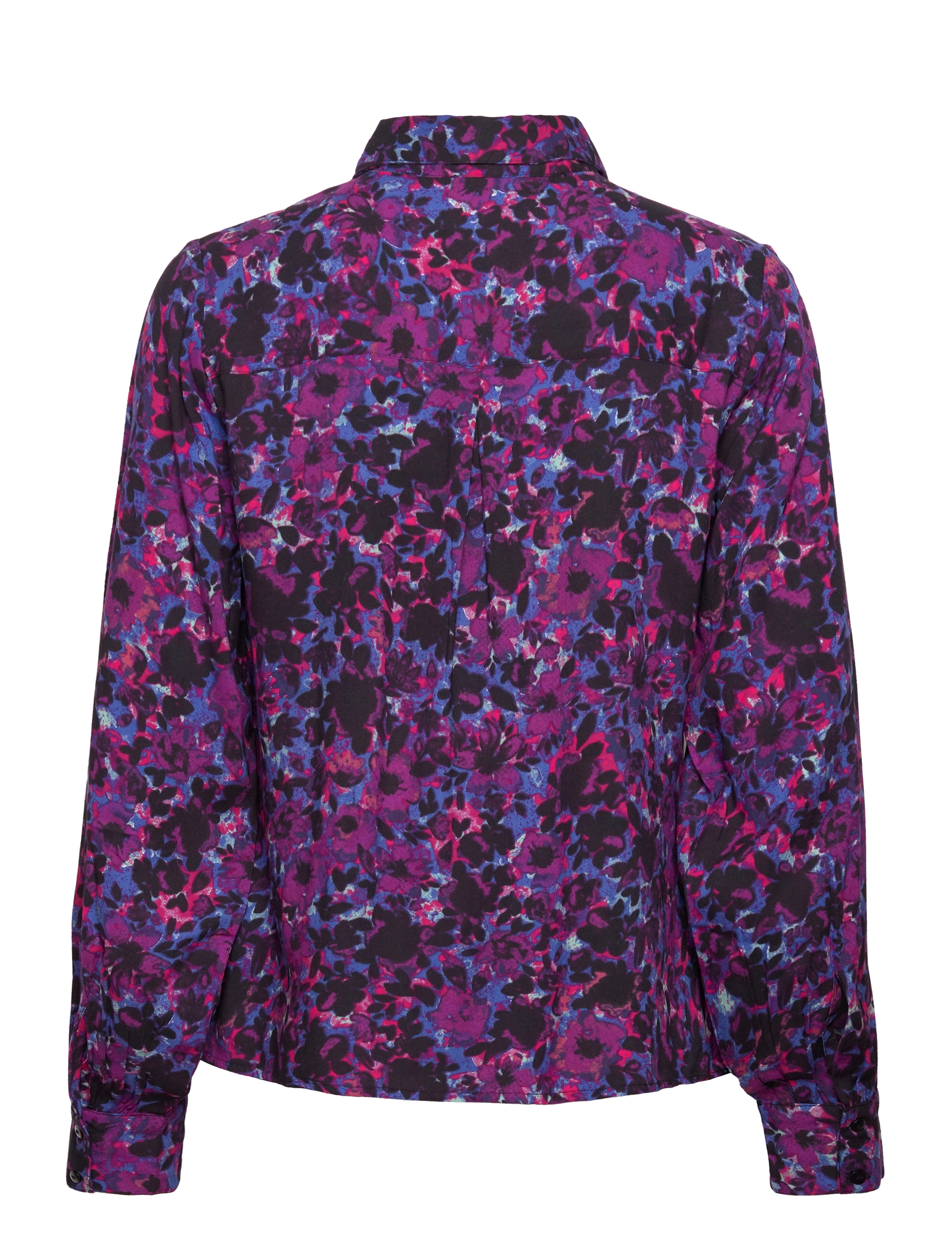Object - OBJHOLLY L/S SHIRT 124 DIV - clematis blue - 1