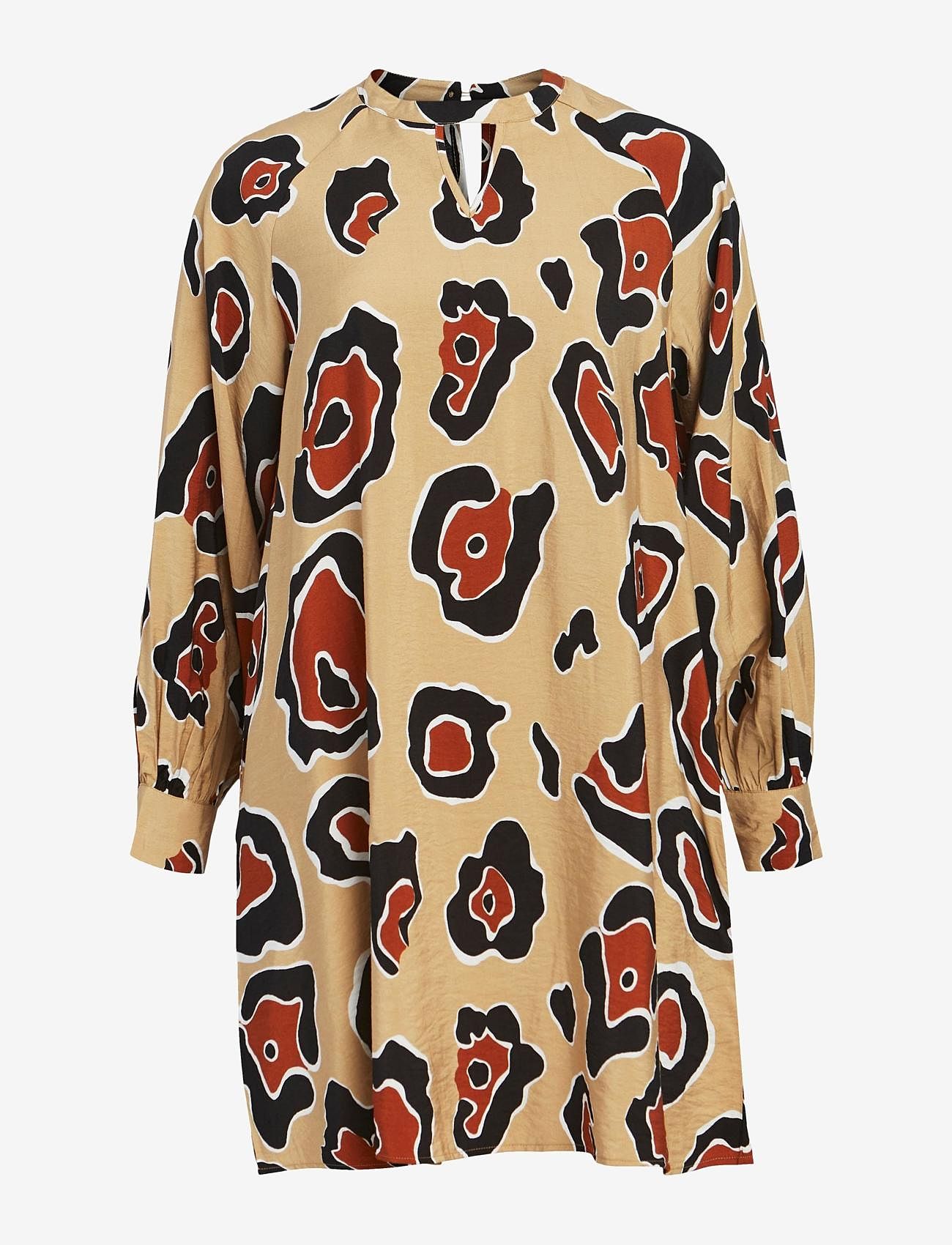 Object - OBJJACIRA L/S SHORT DRESS 126 - korte kjoler - humus - 1