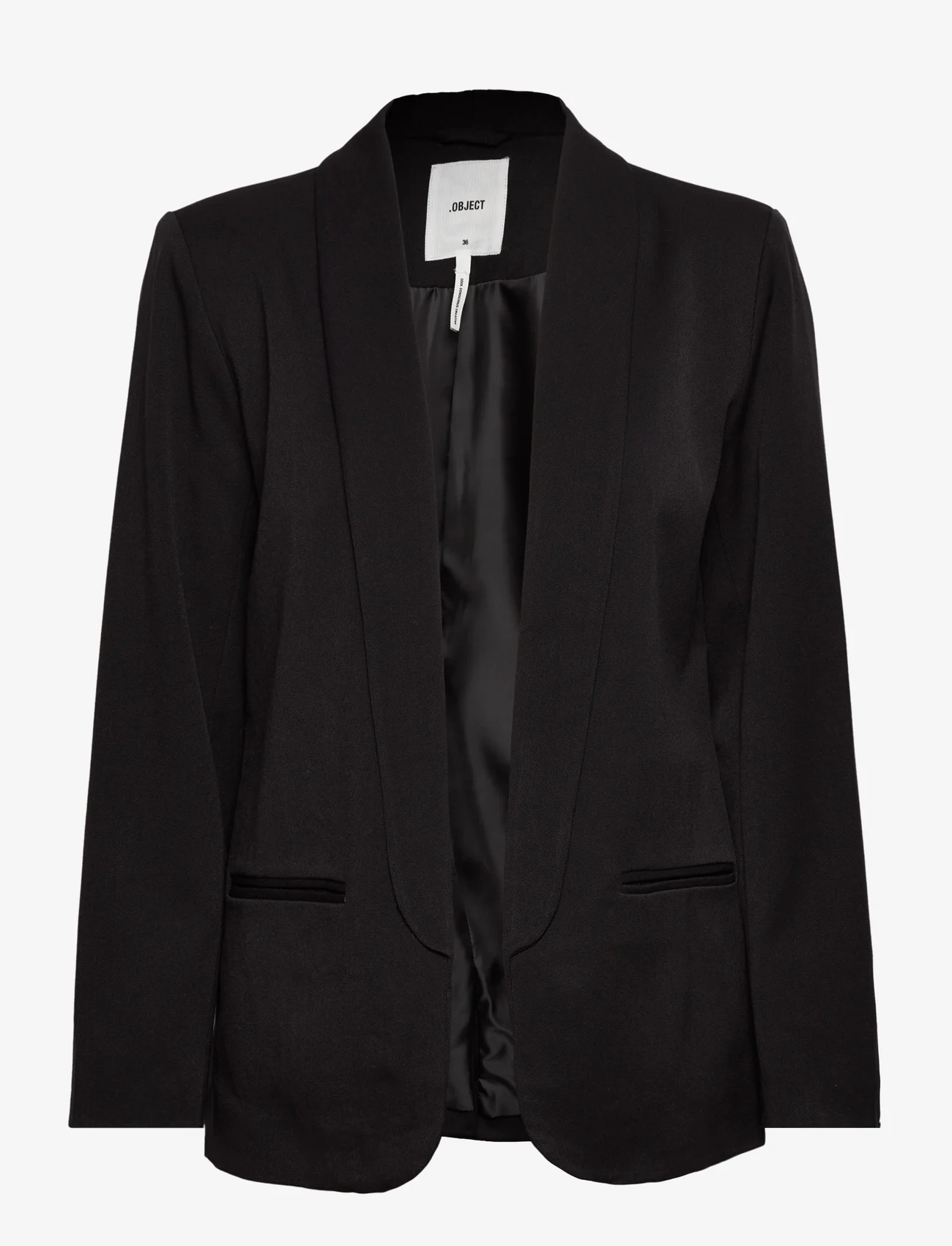 Object - OBJLISA L/S BLAZER NOOS - party wear at outlet prices - black - 0