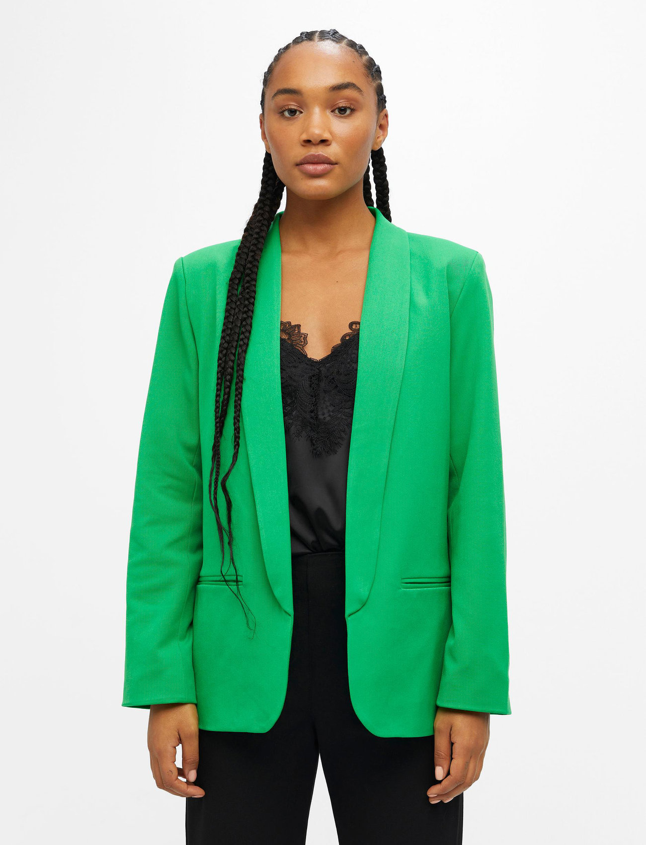 Object - OBJLISA L/S BLAZER NOOS - party wear at outlet prices - fern green - 1