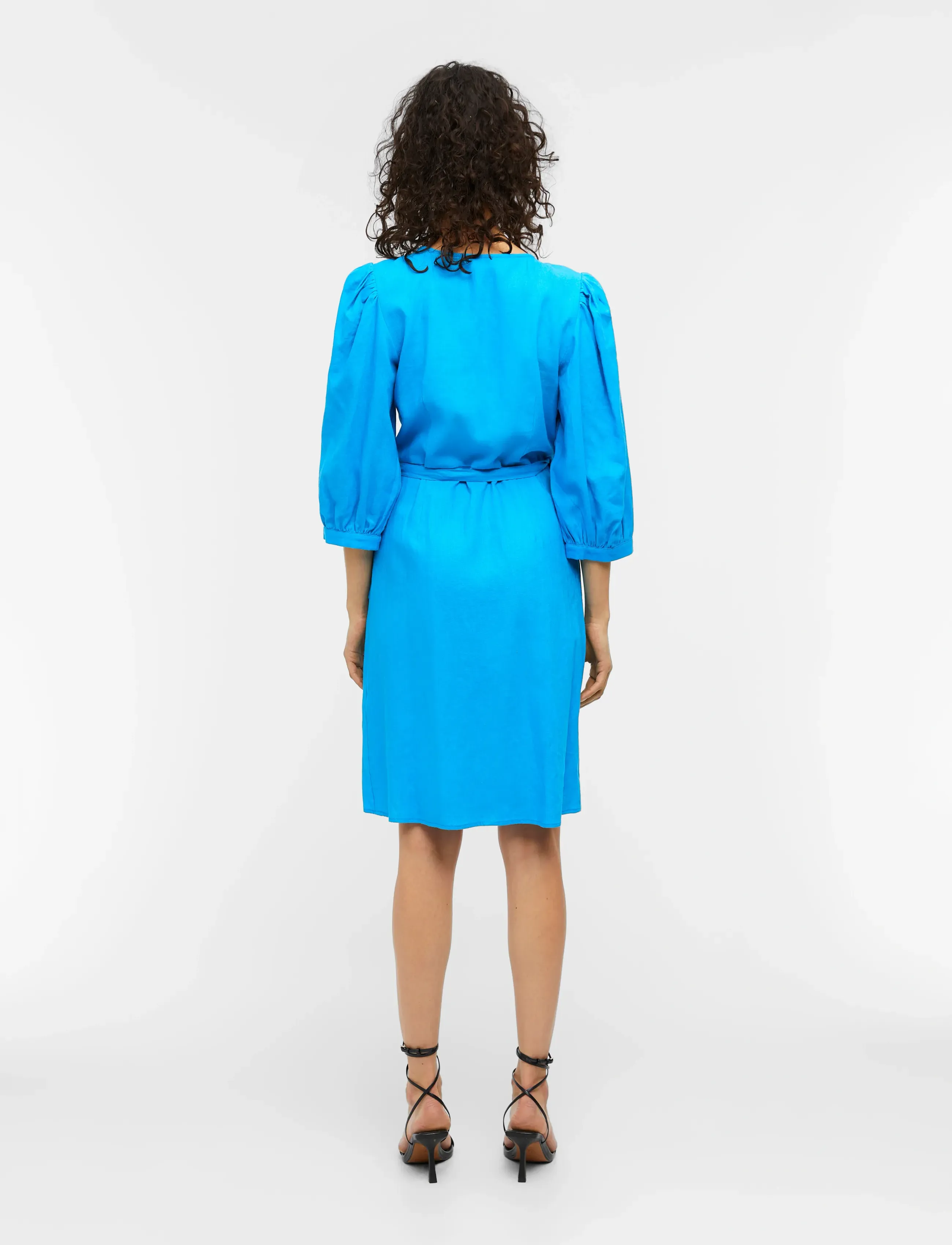 Object - OBJCHRISTINA 3/4 DRESS 126 - minikleidid - swedish blue - 3