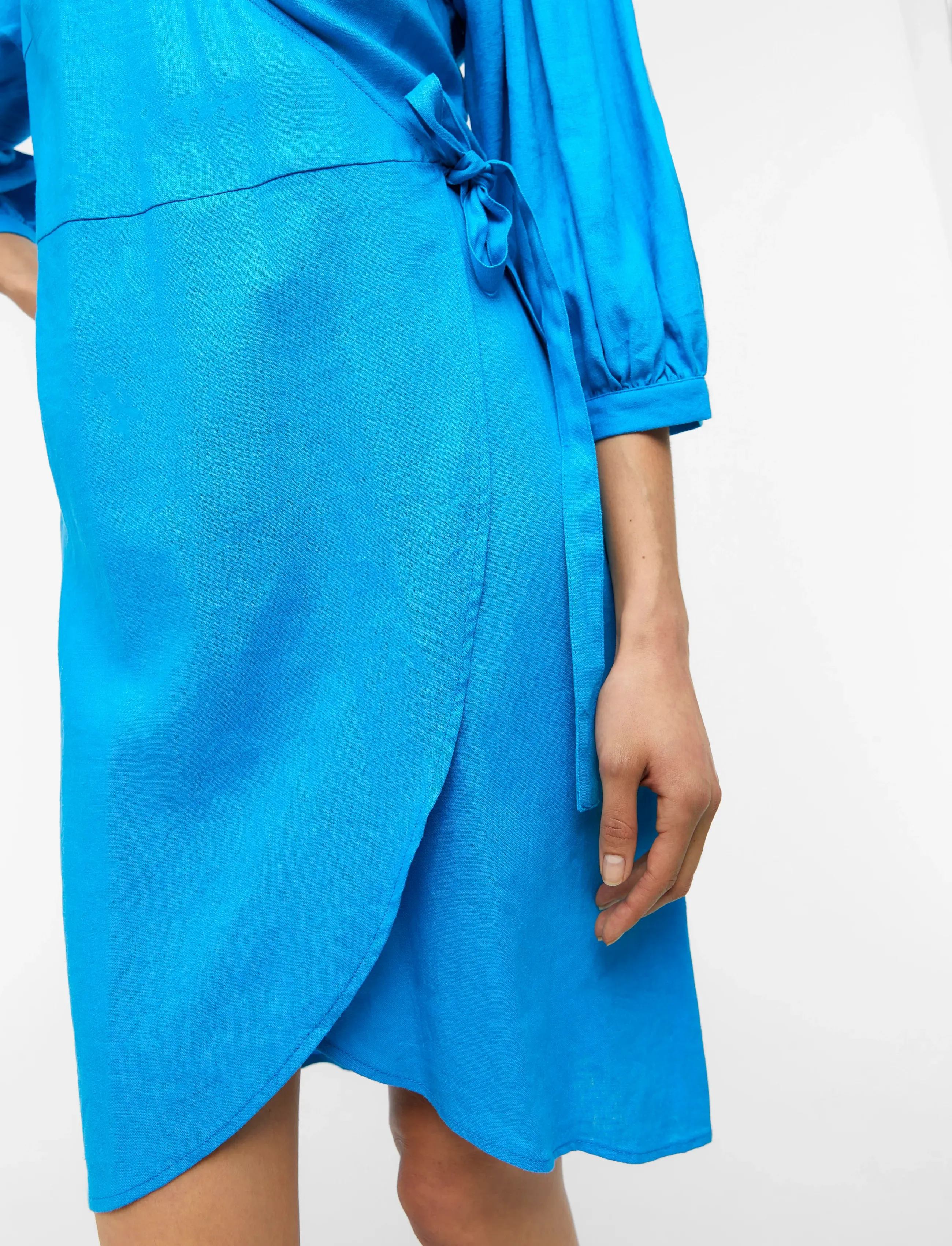 Object - OBJCHRISTINA 3/4 DRESS 126 - minikleidid - swedish blue - 5